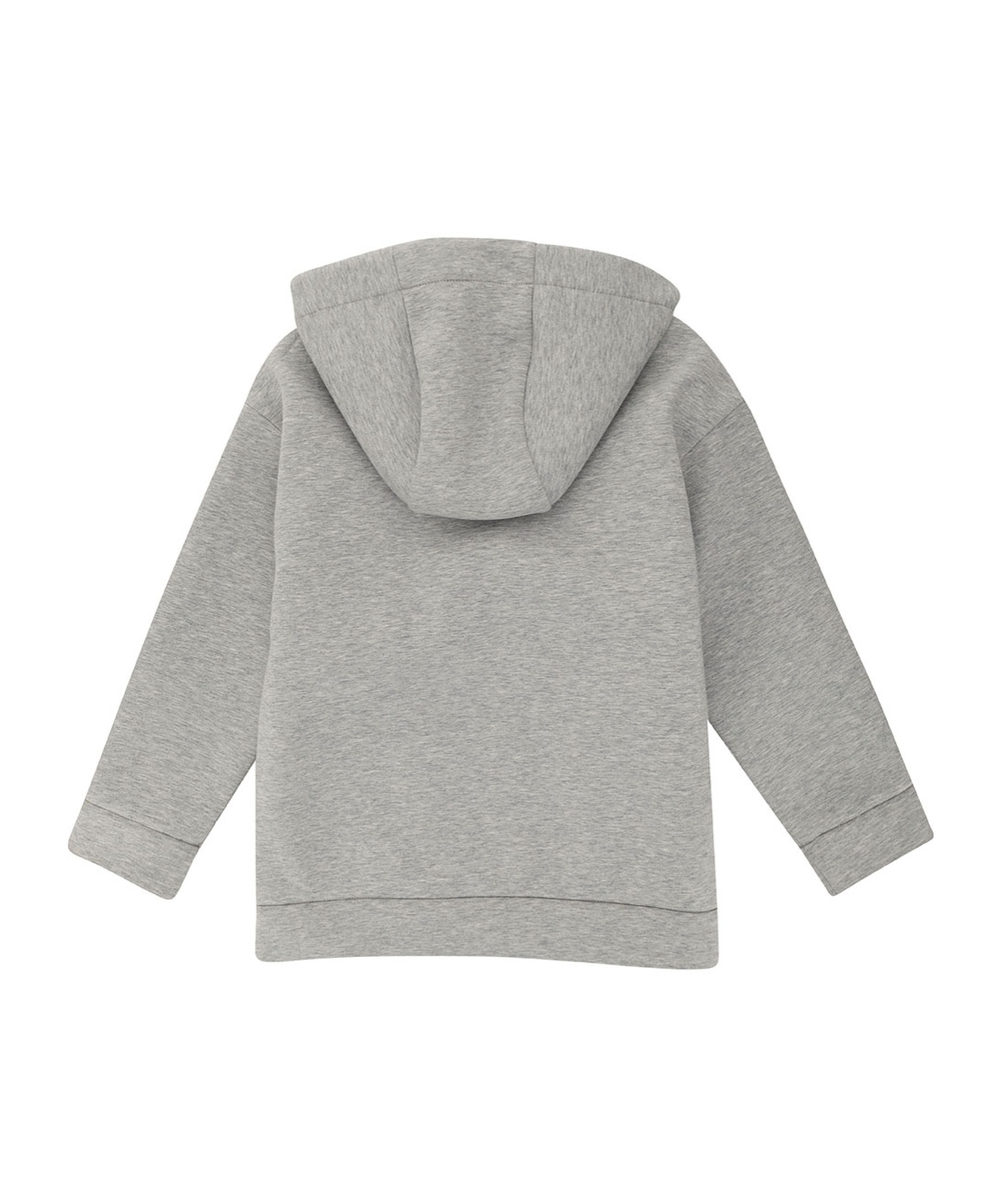 Fendi Grey Hoodie With Logo Detail In Fabric Boy In Gray