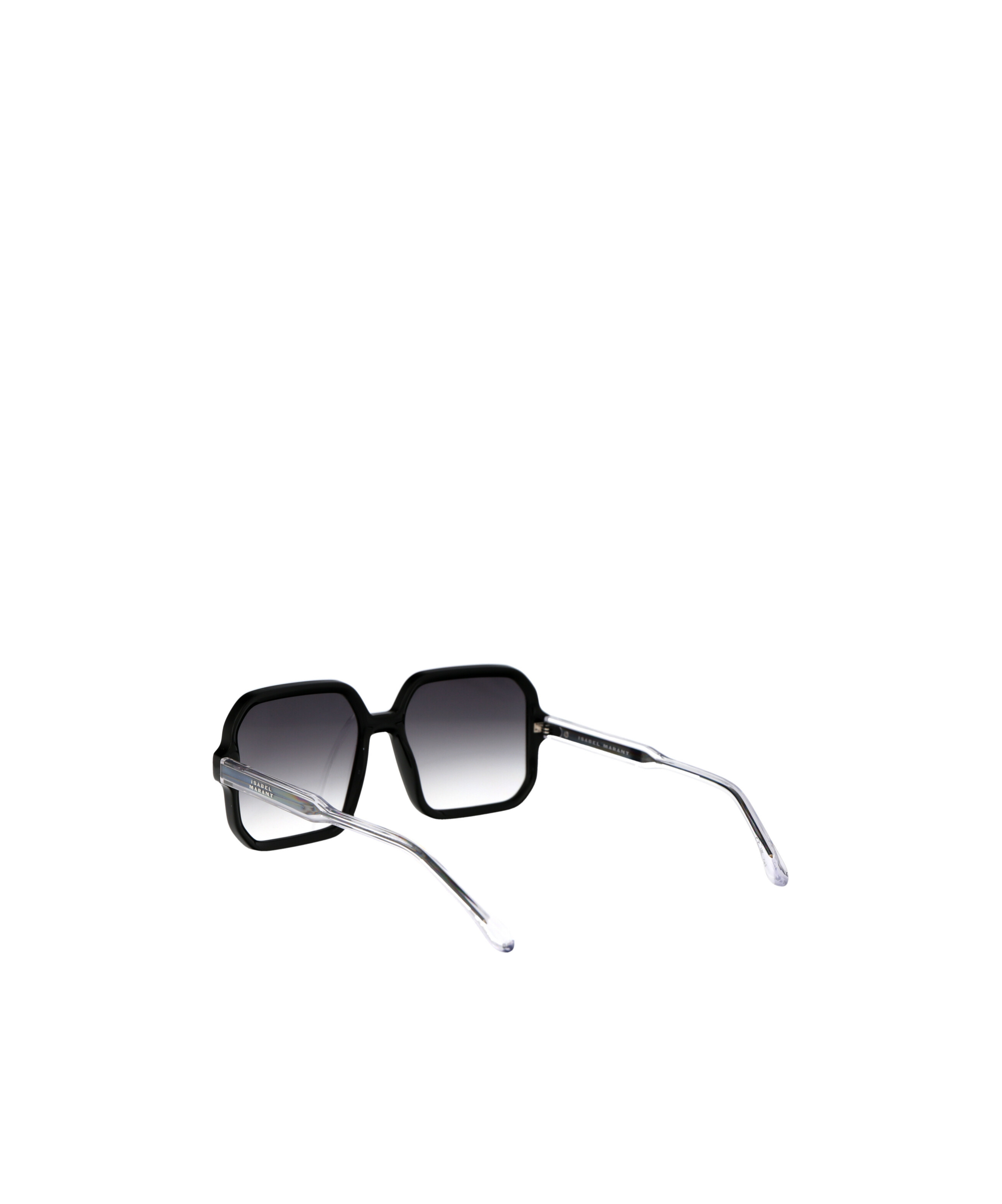 Isabel Marant Geometric Frame Sunglasses In Black