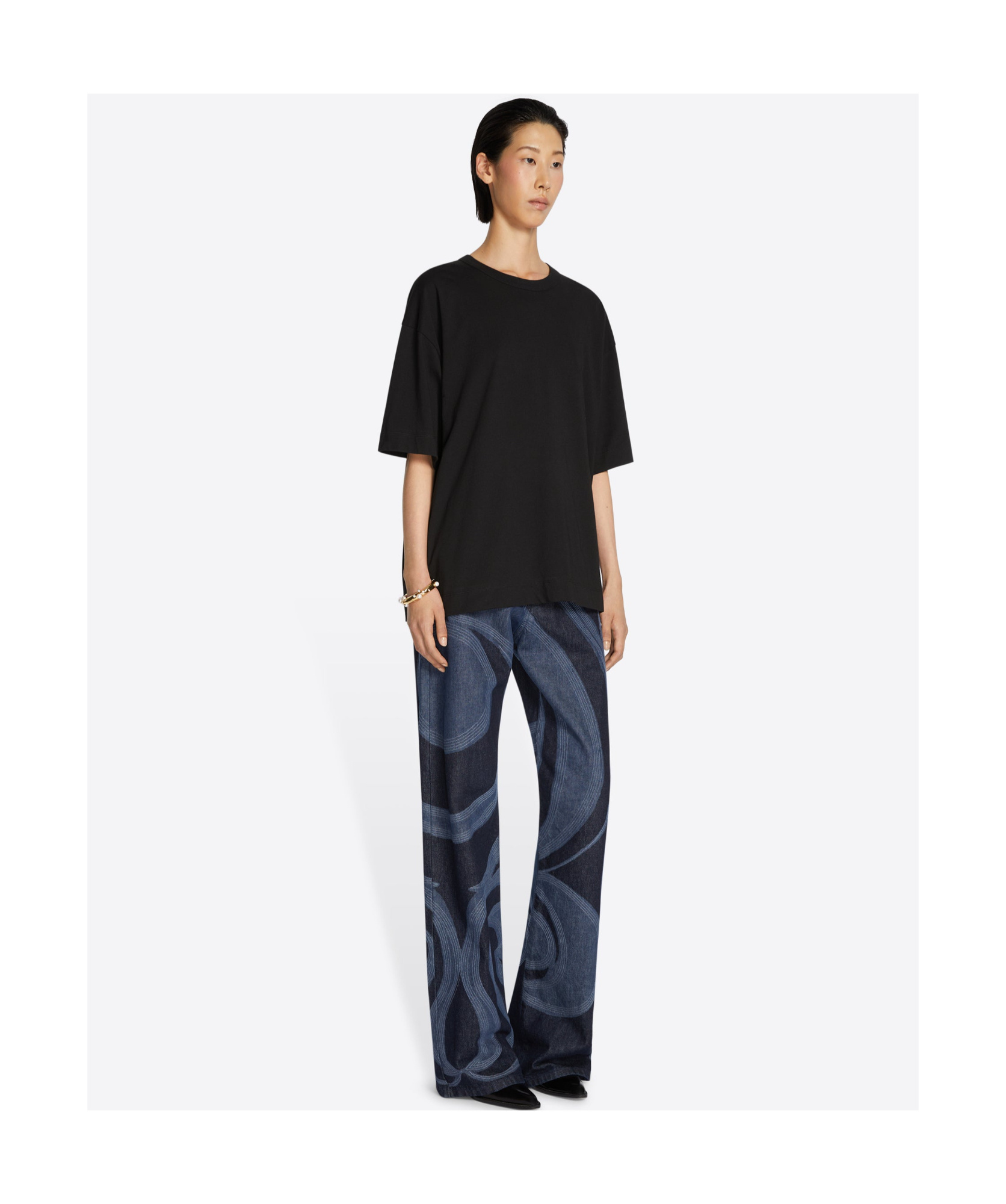 Dries Van Noten Habba T-shirt In Black