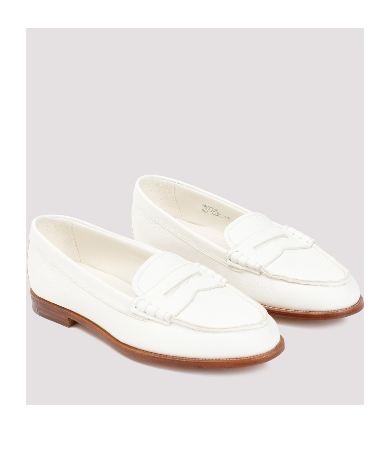 Shop Church's Slip-on Leather Loafers In White
