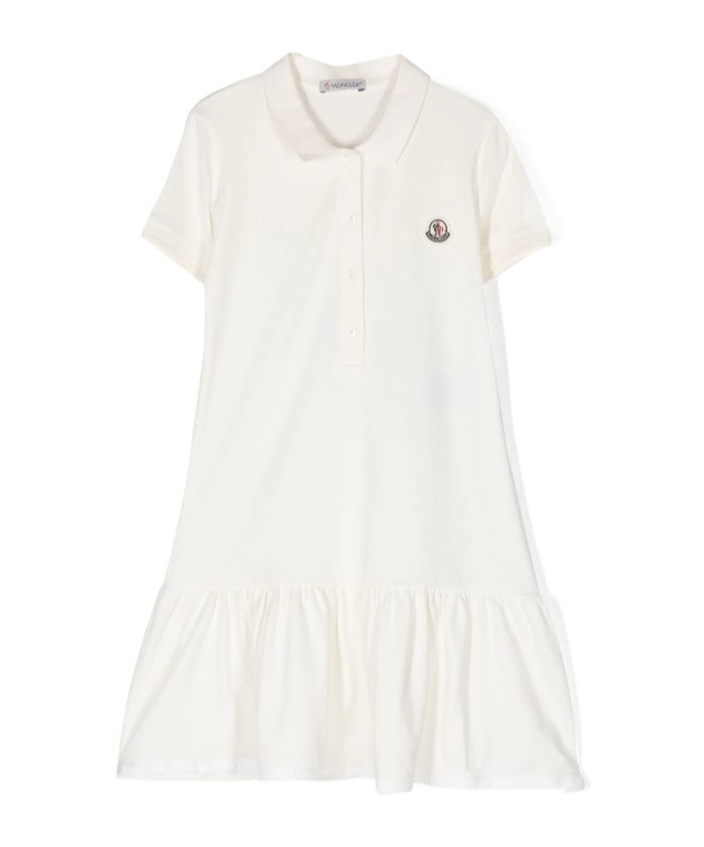 Moncler Short-sleeved Skirt In White