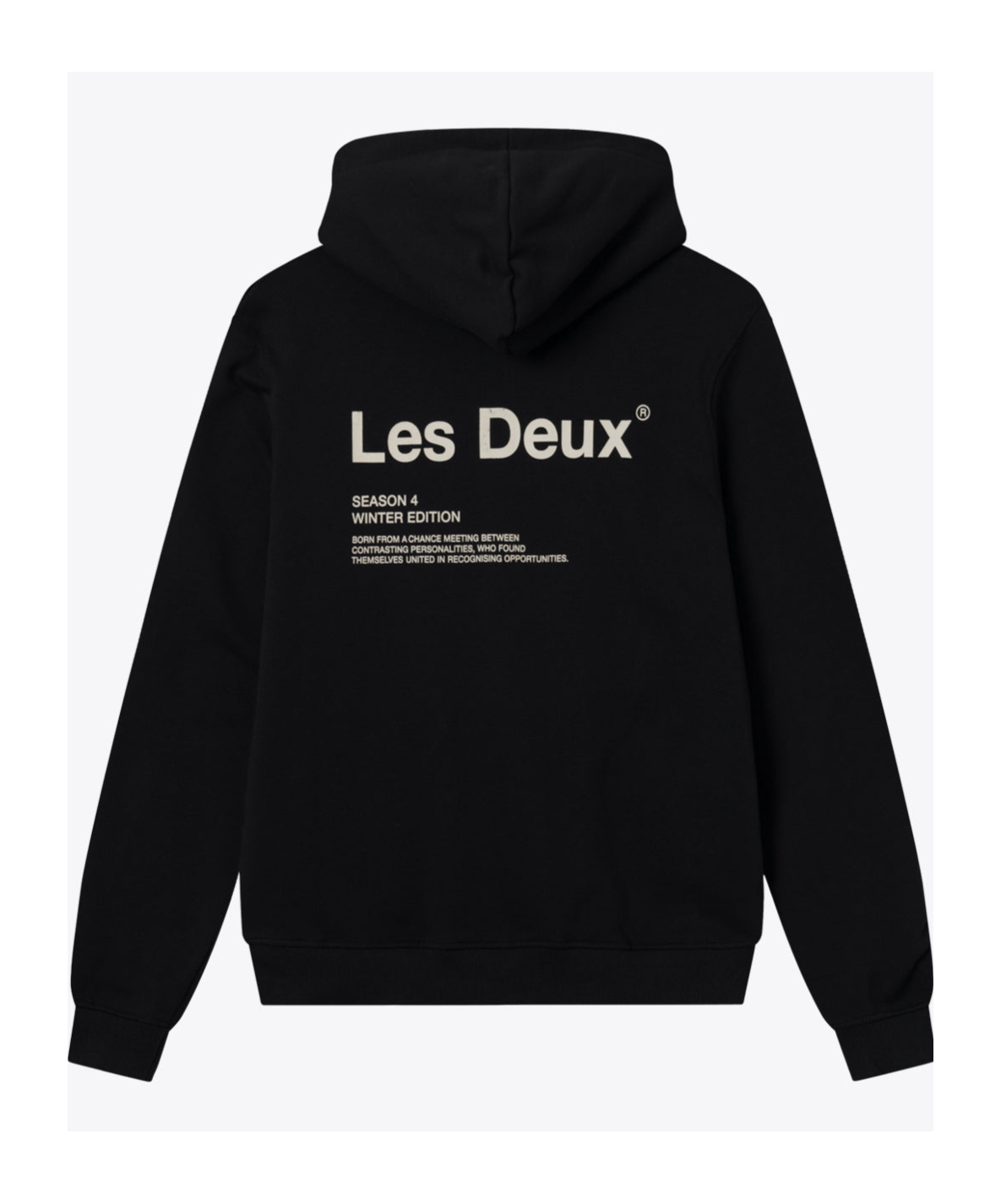 Les Deux Logo Sweater In Black