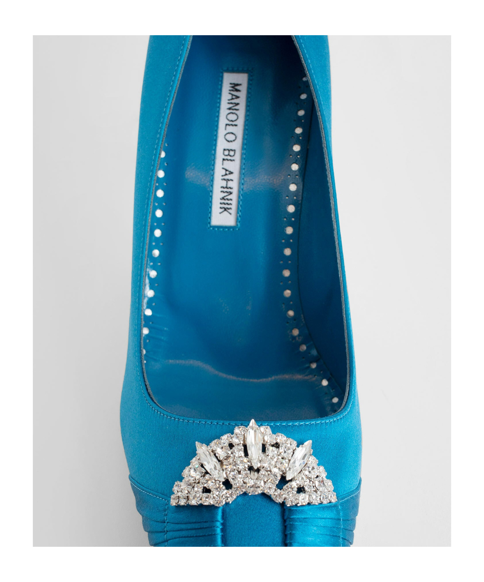 Manolo Blahnik Cusp High-heeled Shoes In Blue