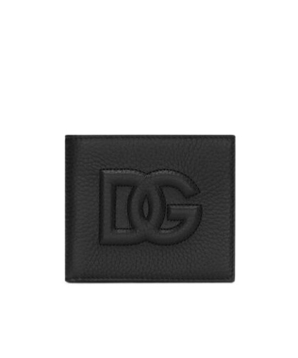 Dolce & Gabbana Black Bifold Wallet With Quilted Leather In Black