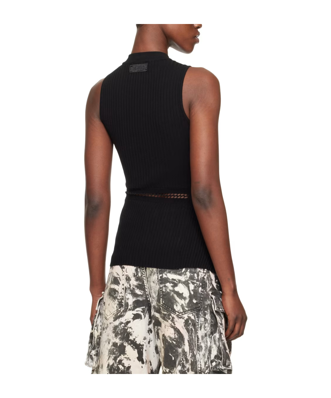 Attico Viscose Top In Black