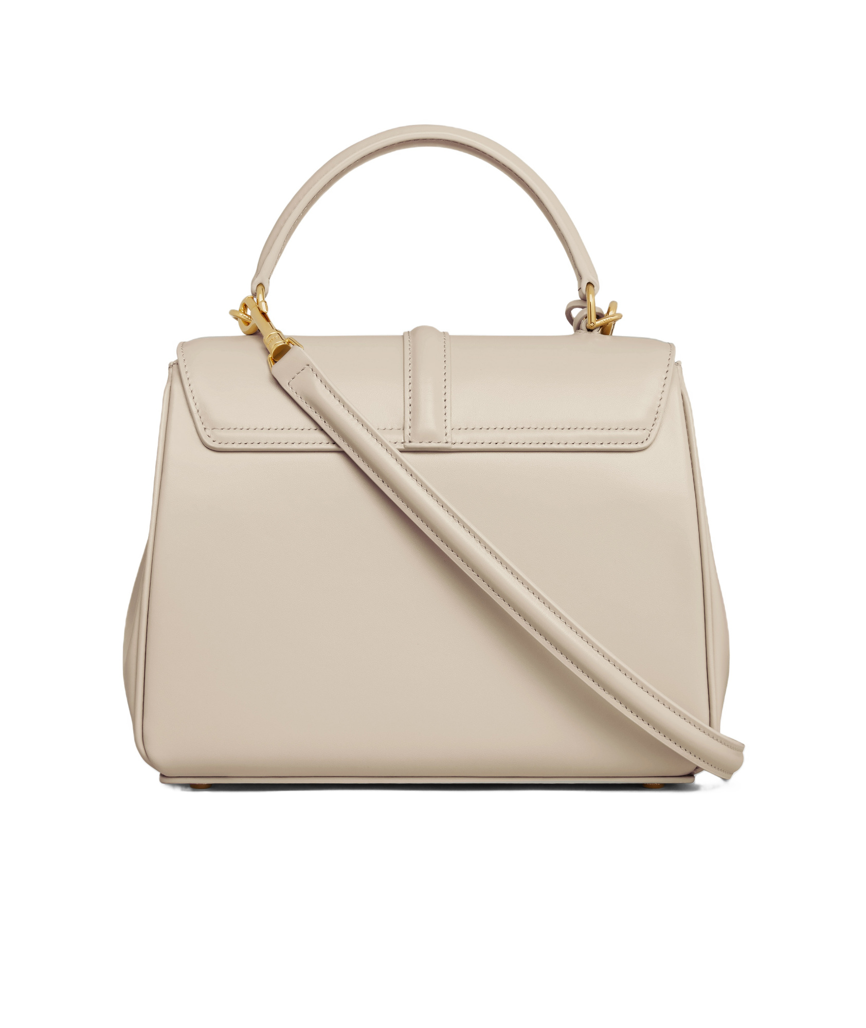 Celine Small 16 Bag In Satinated Calfskin In Nude