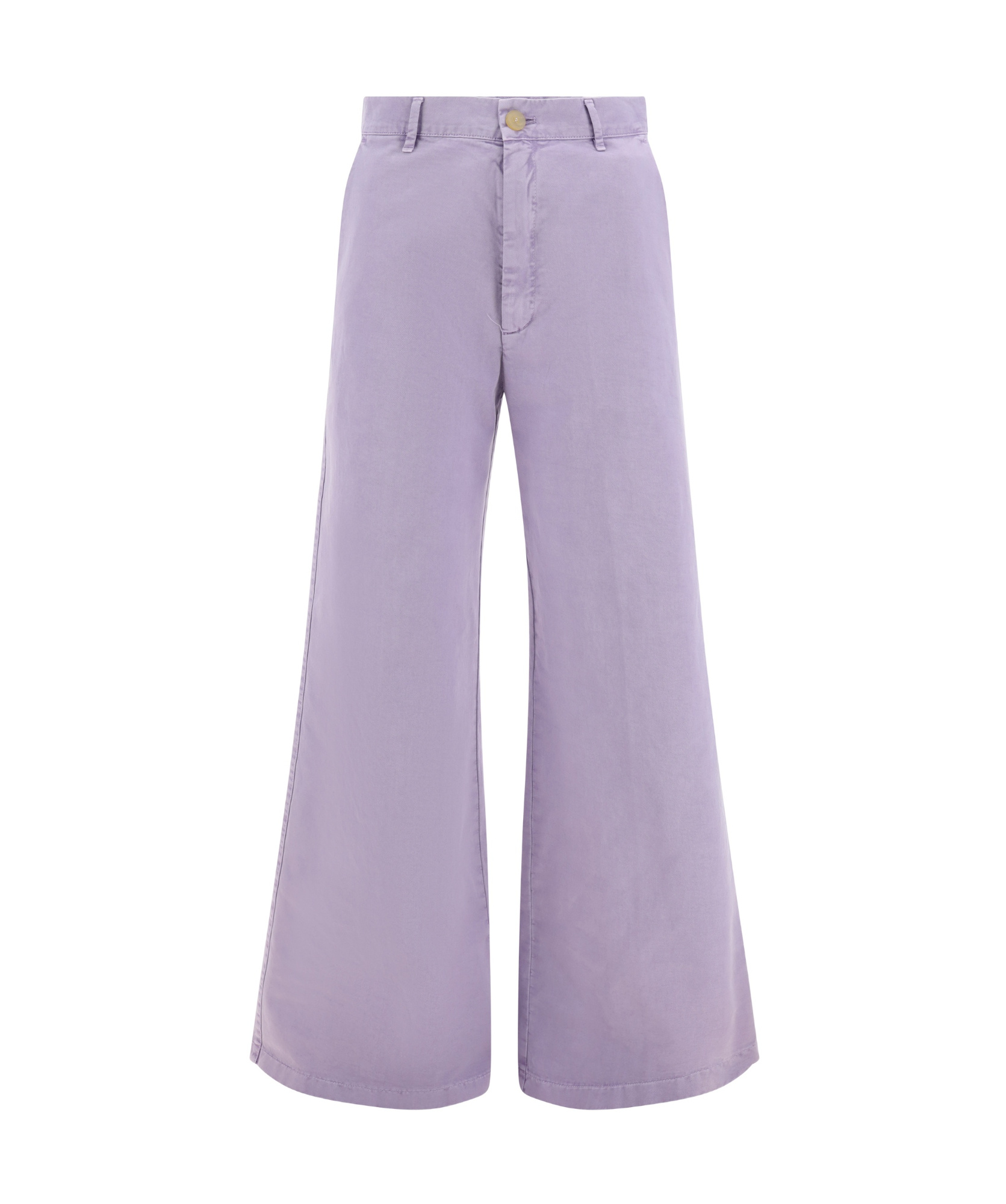 Forte Forte Wide-legged Casual Pants In Purple
