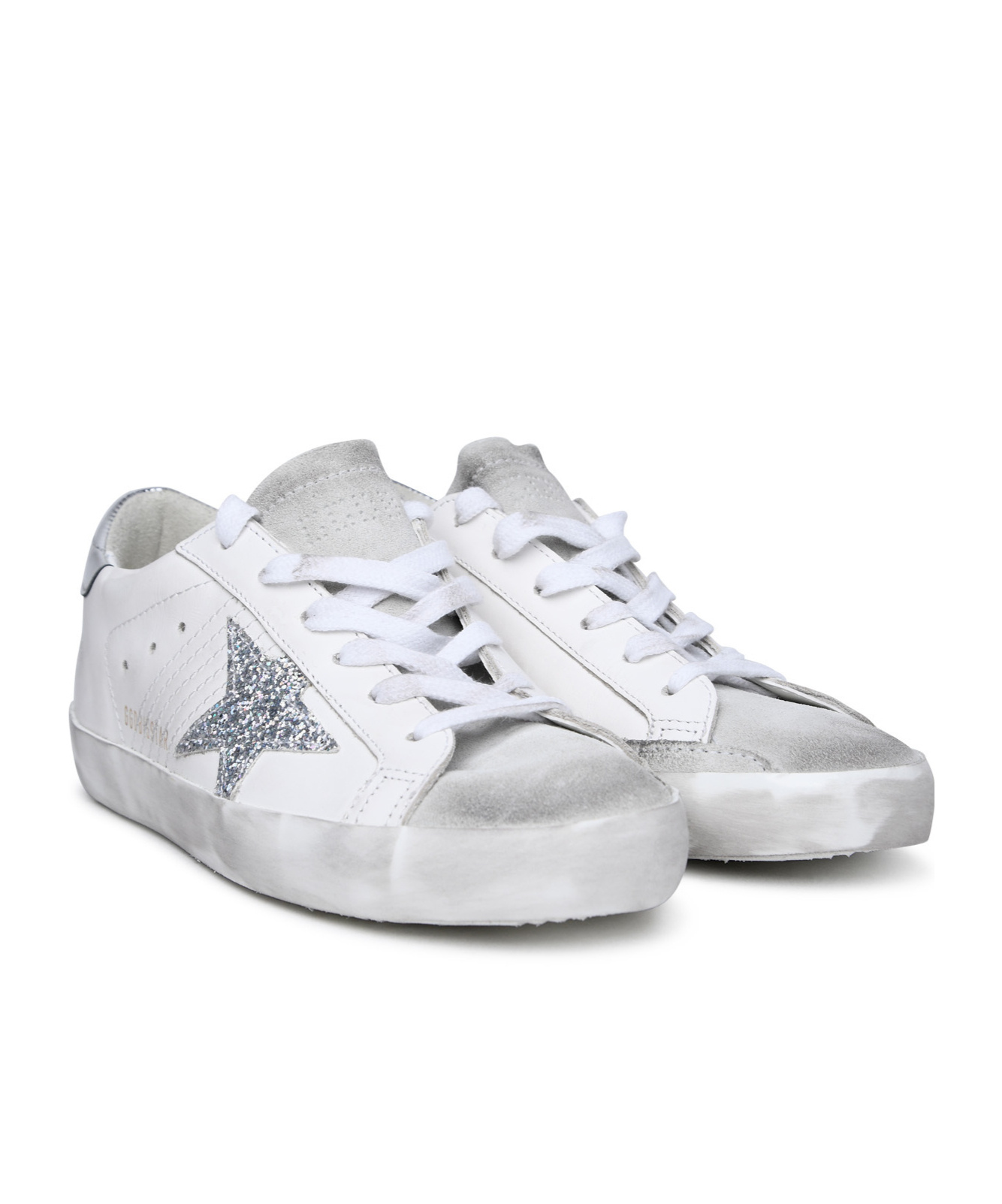 GOLDEN GOOSE SUPER-STAR DISTRESSED SNEAKERS