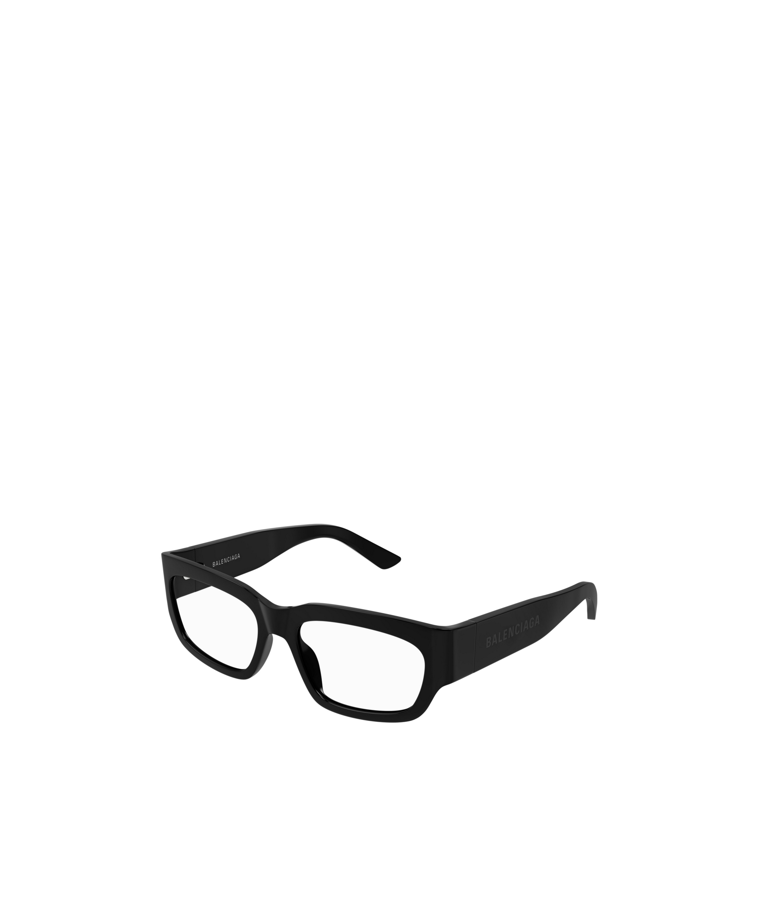 Balenciaga Rectangular Frame Glasses In Black
