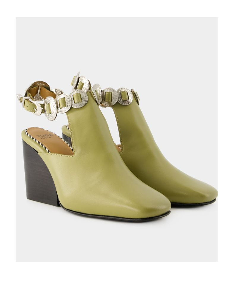Toga Women's Mini Sandals In Green
