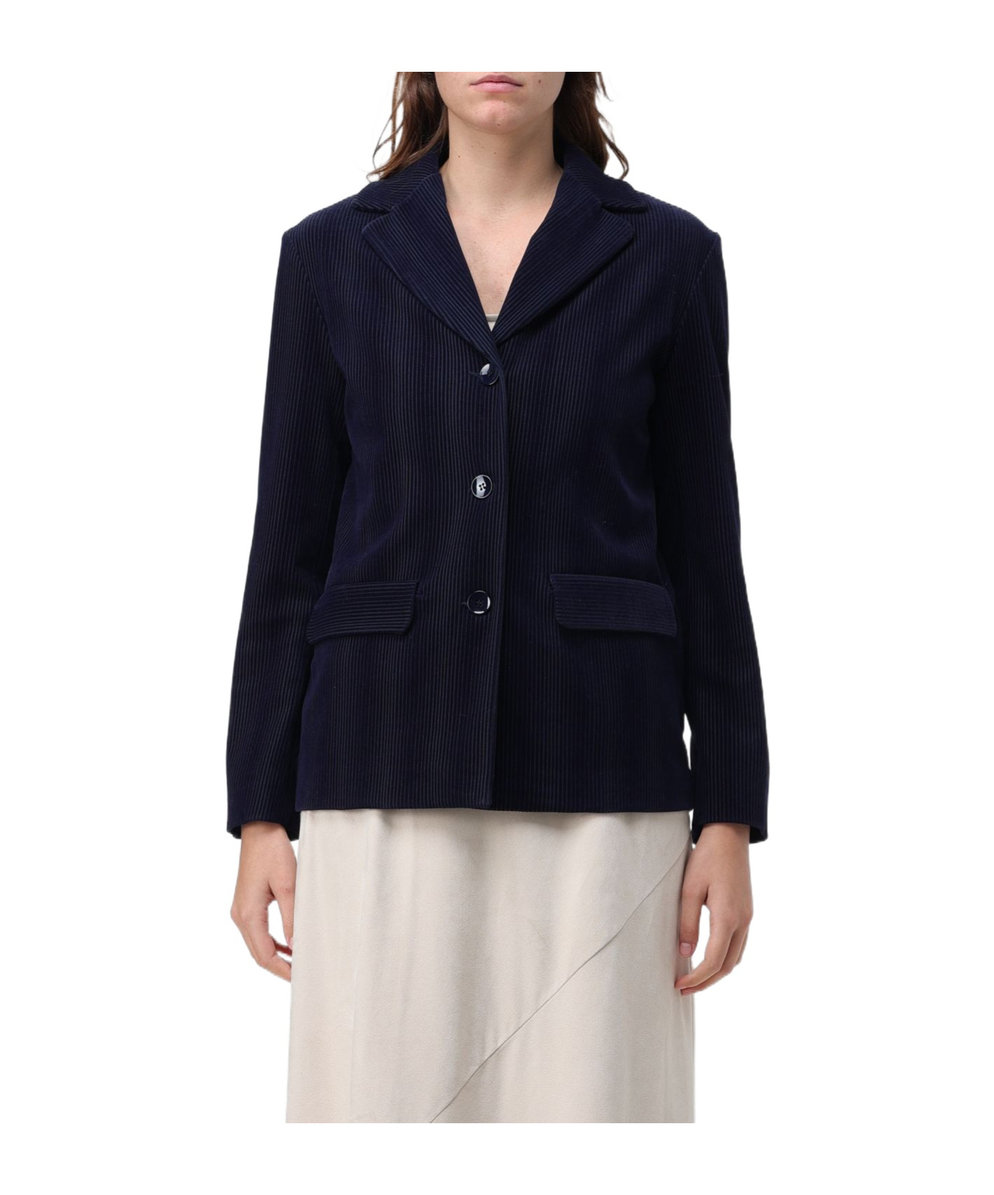 Max Mara Single-breasted Blazer In Black