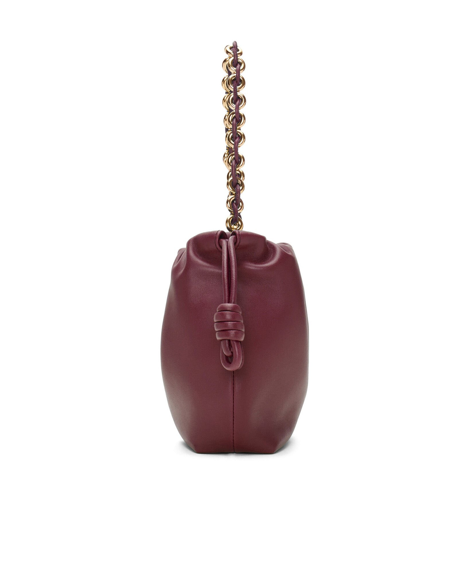Loewe Mini Flamenco Purse Bag In Mellow Nappa Lambskin In Red