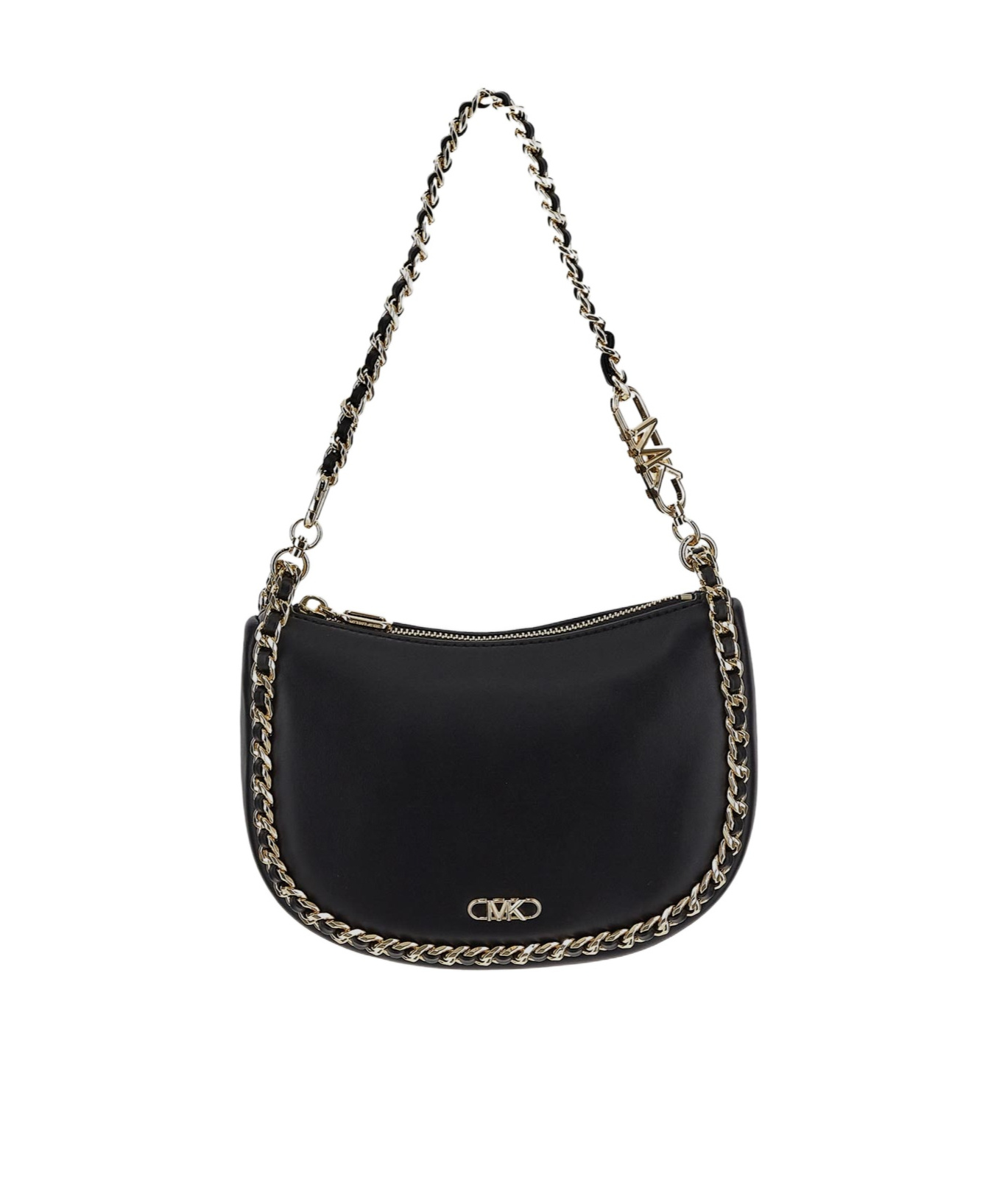 Michael Michael Kors Kendall Leather Clutch Bag In Black