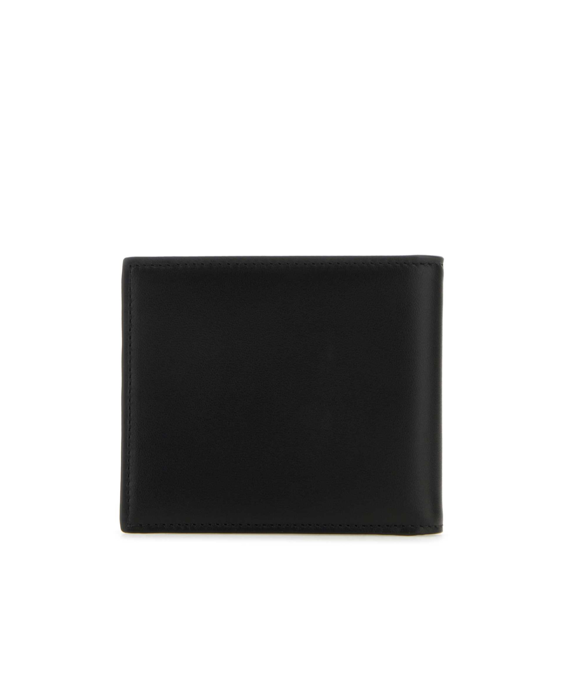 Dolce & Gabbana Small Zip-around Wallet In Calfskin With Raised Logo In Black