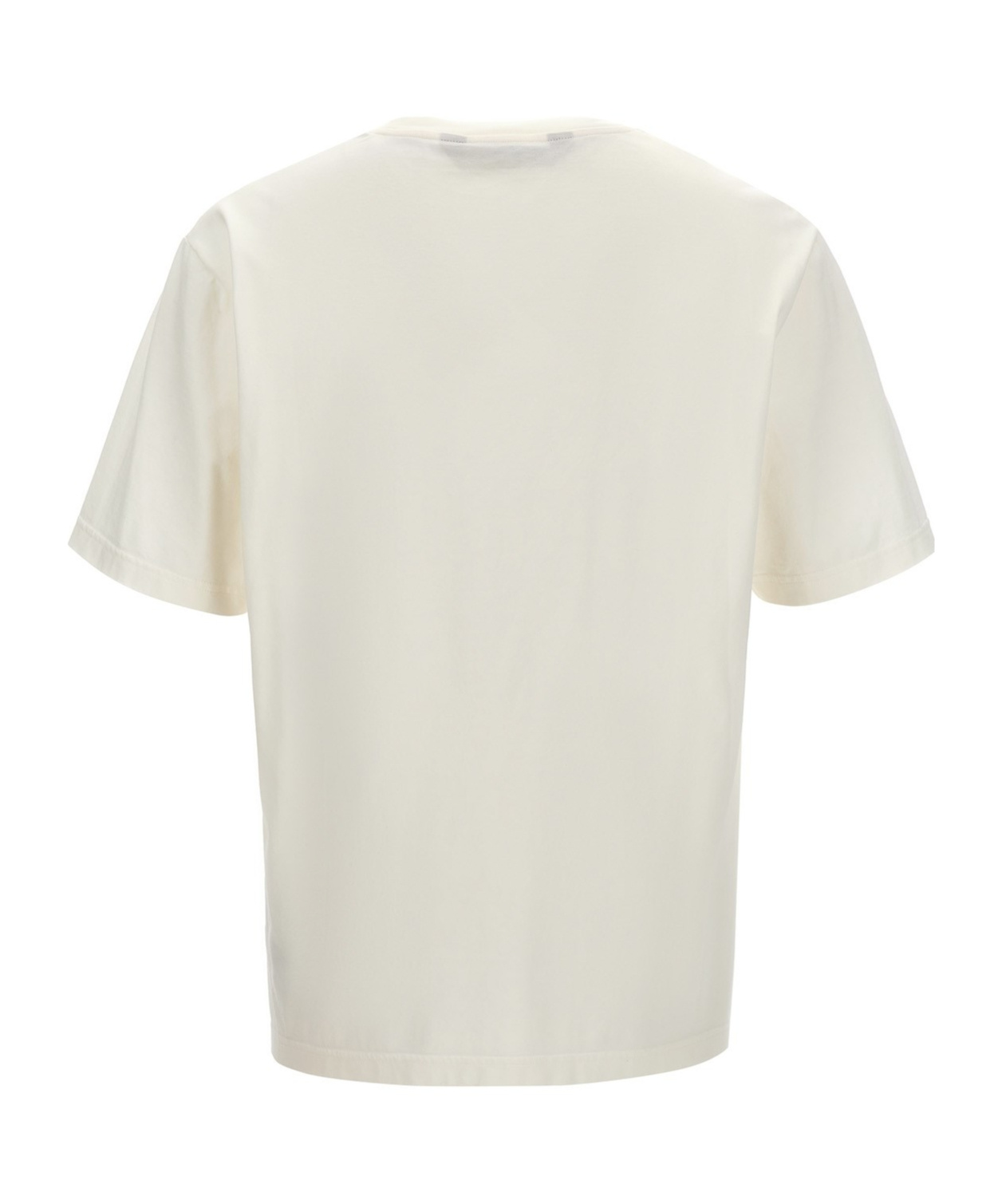 Palm Angels White T-shirt With Frontal Logo In White