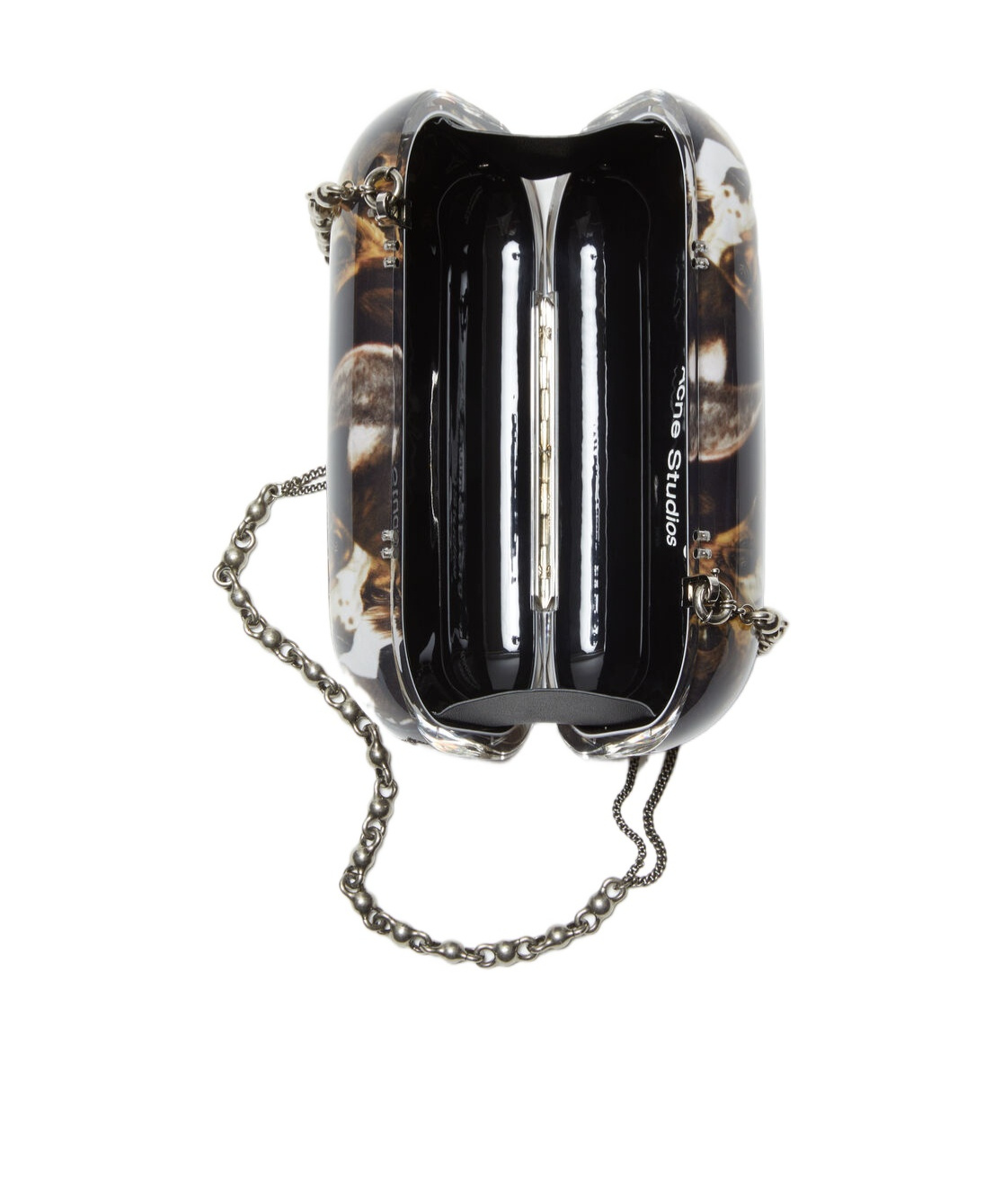 Shop Acne Studios Animal-print Clutch In Multicolor