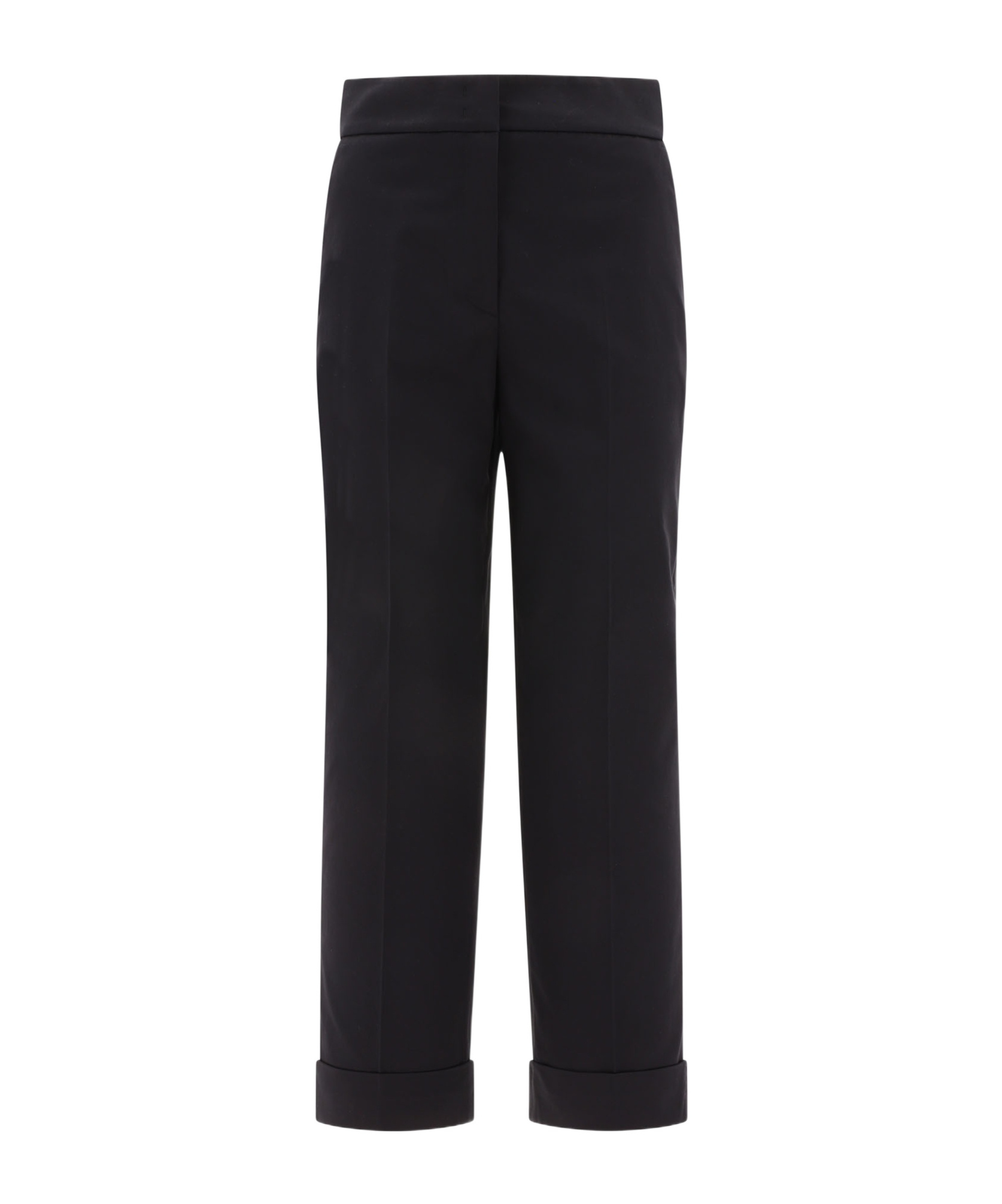 Shop Peserico Pleated Casual Pants On The Front In Black