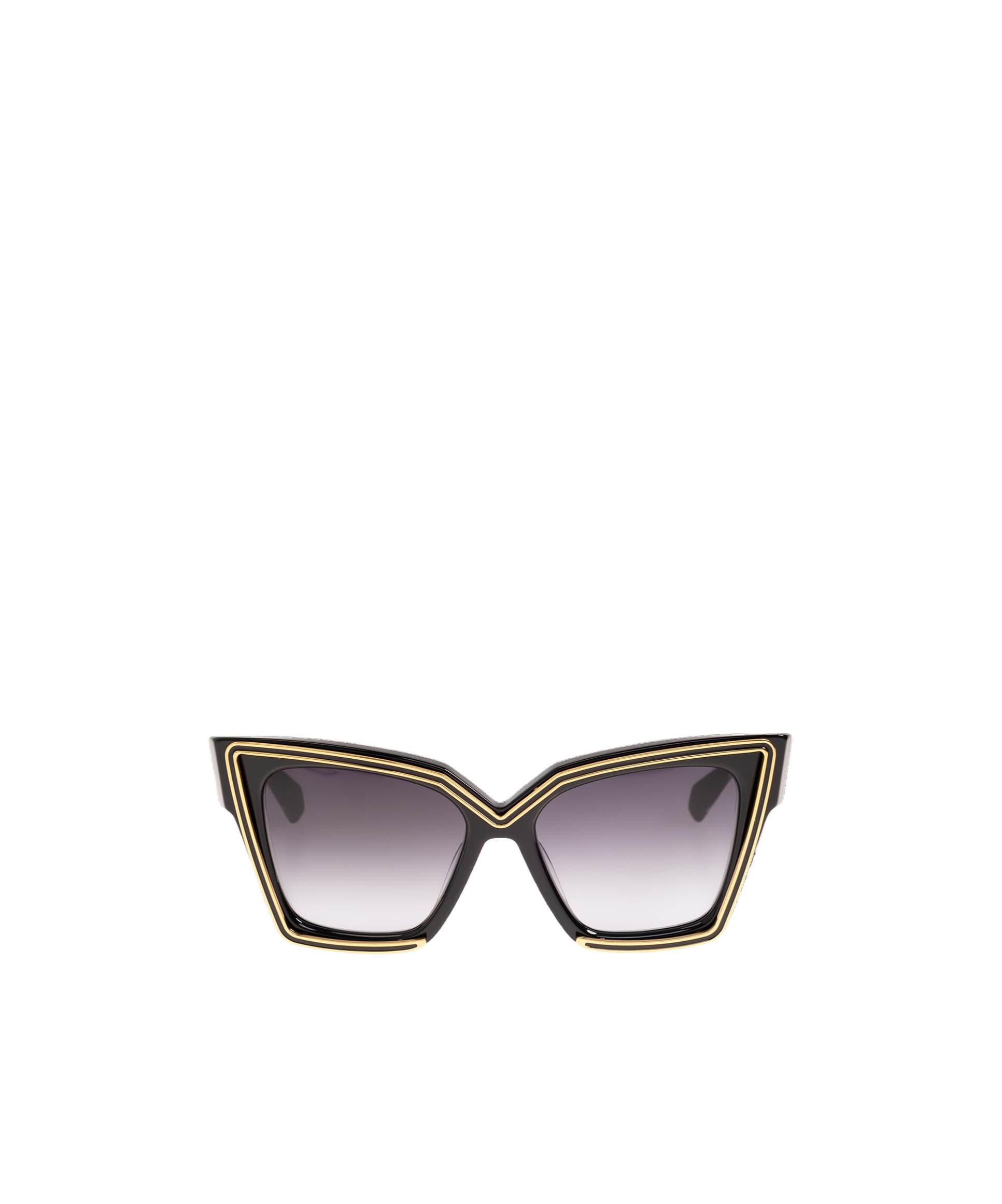 Valentino V-grace Cat Eye Frame Sunglasses With Gold-tone Detailing In Multicolor