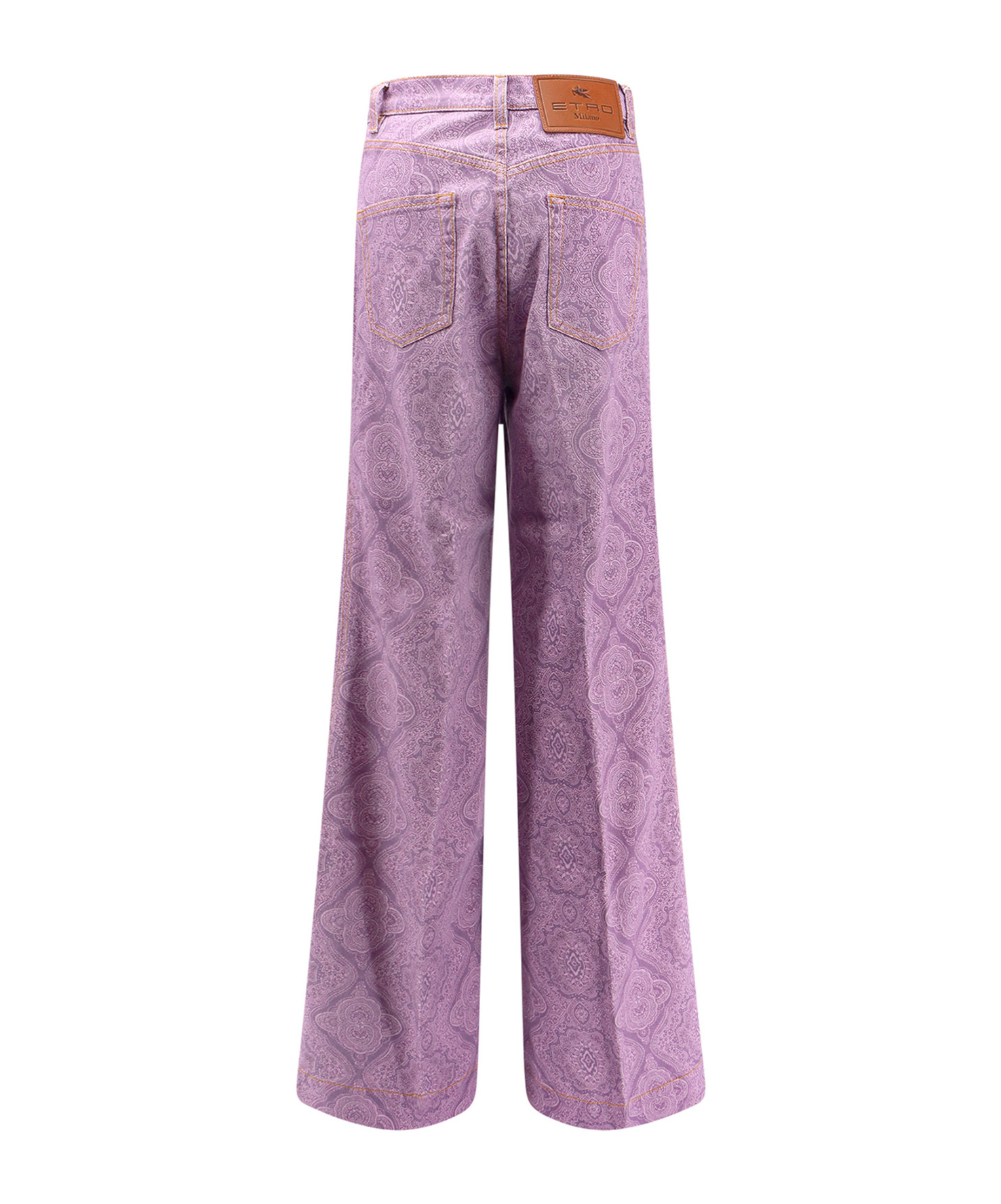 ETRO ETRO GEOMETRIC-PRINTED HIGH-WAIST FLARED TROUSERS