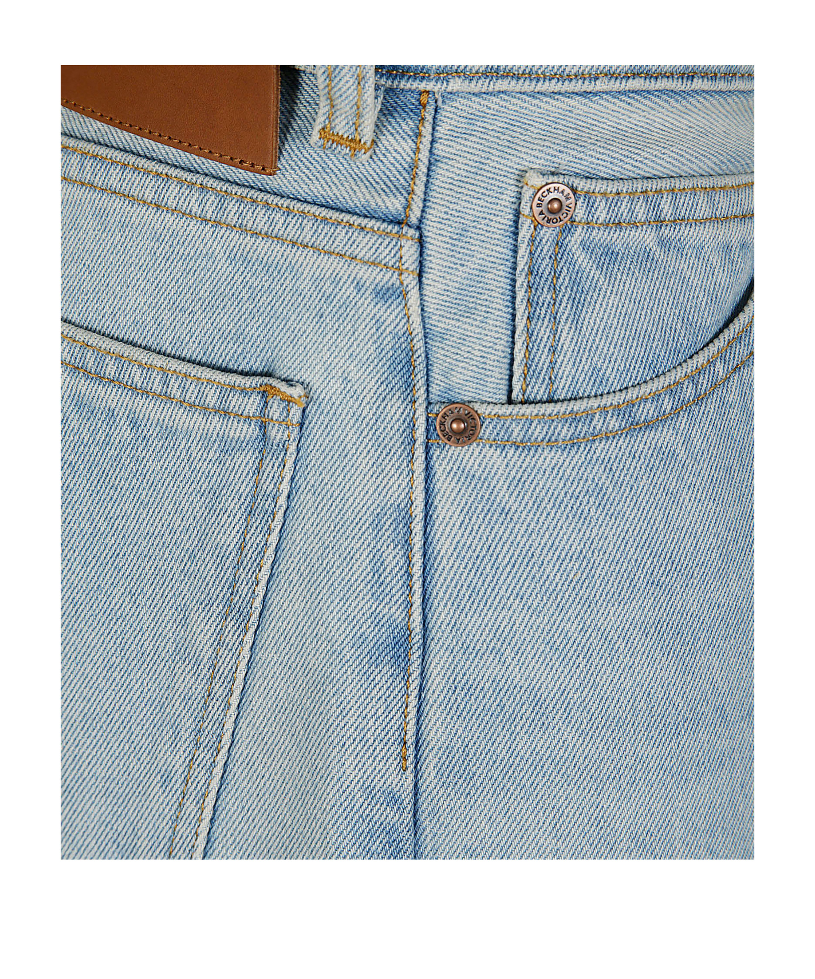 Shop Victoria Beckham Multi-pocket Jeans In Gray
