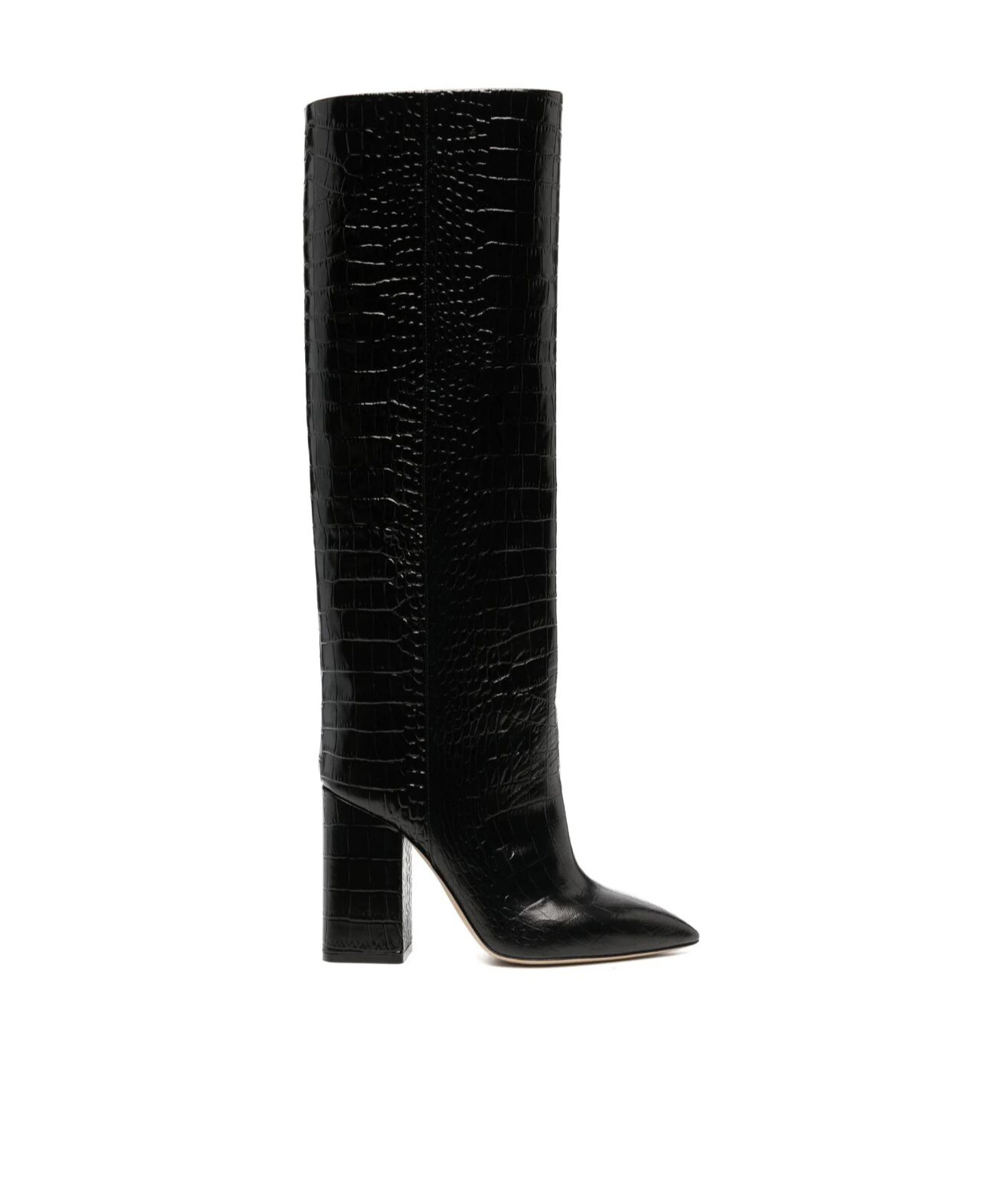 Paris Texas Thick-heeled Boots In Black