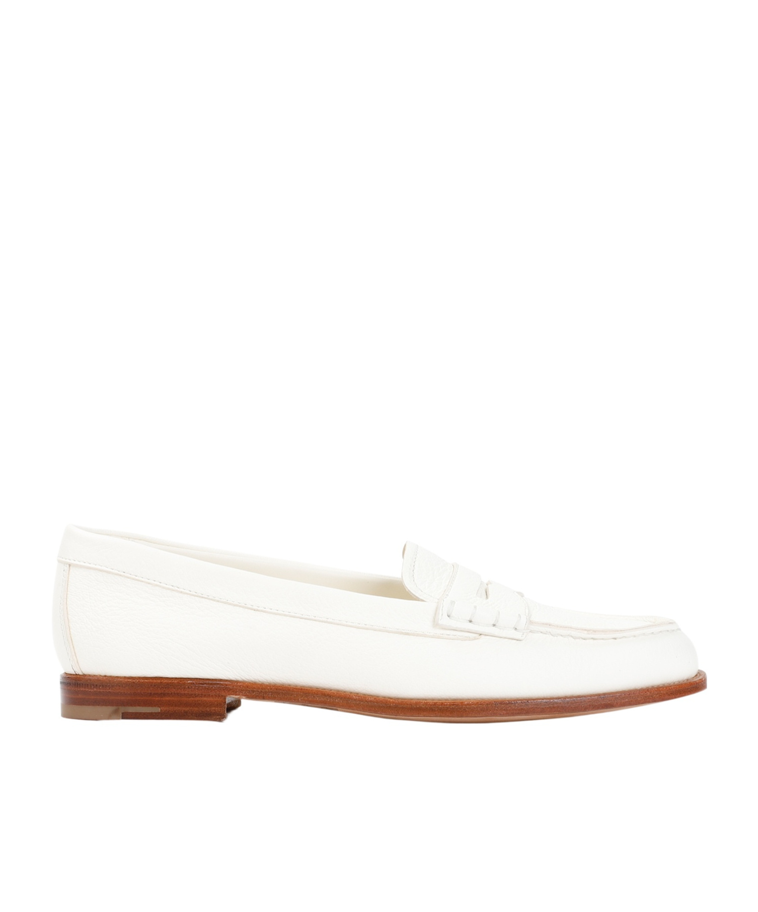 Shop Church's Slip-on Leather Loafers In White