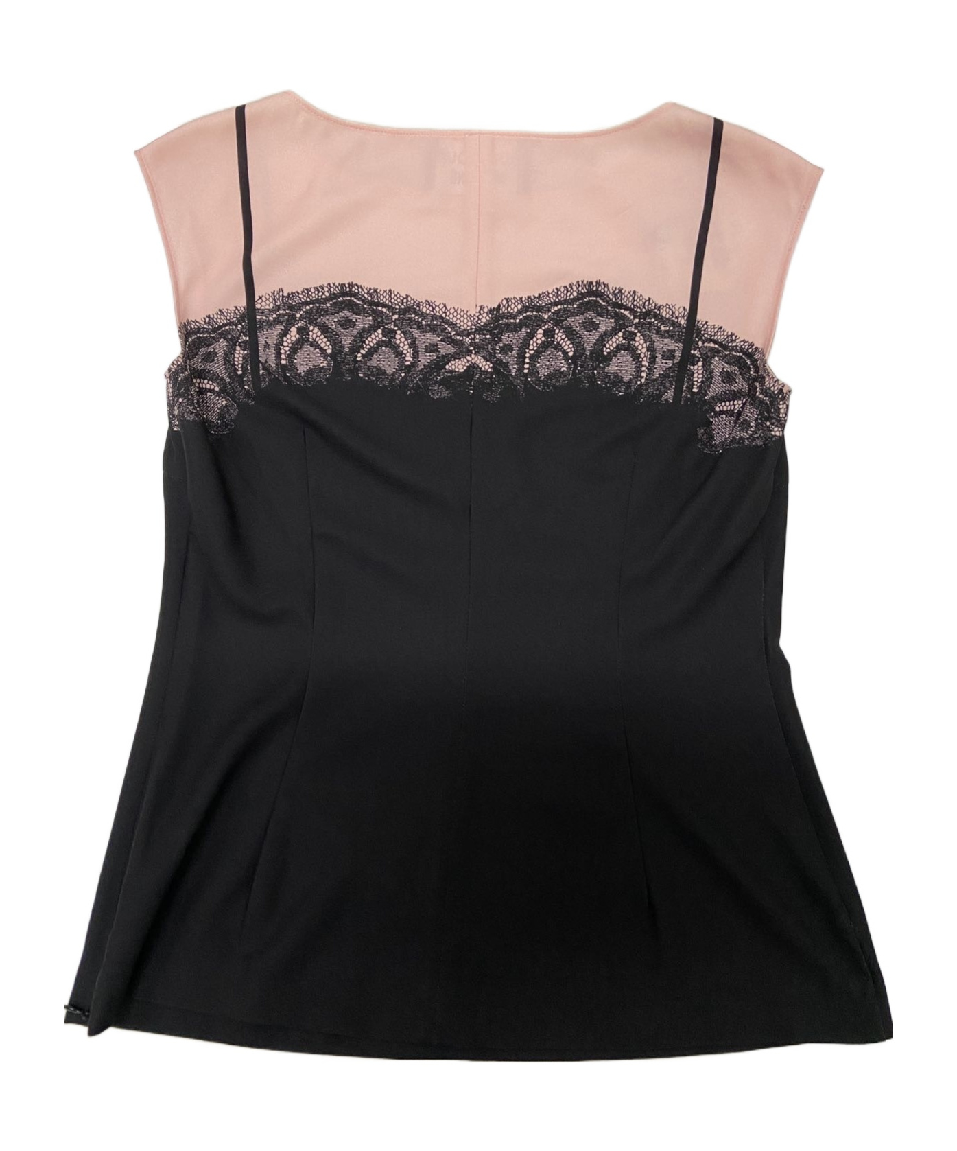 MOSCHINO LACE DETAIL T-SHIRT