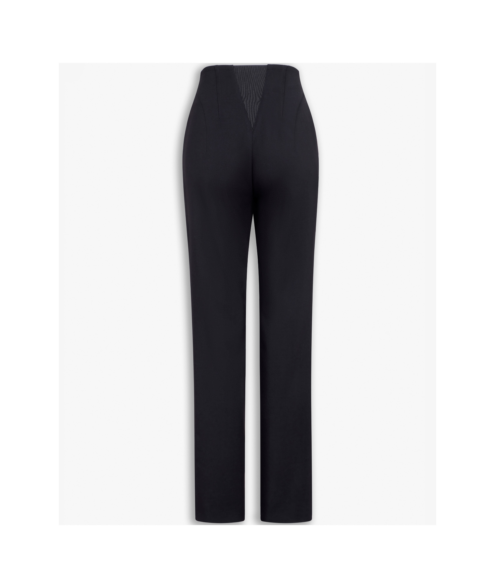 Alaïa Virgin Wool-blend Trousers In Black