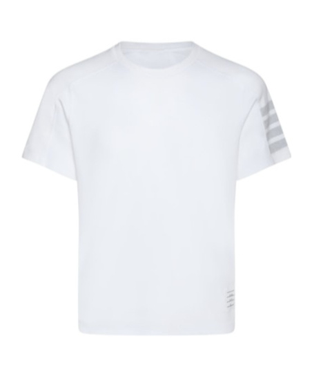 Thom Browne 4 Striped Short-sleeved T-shirt