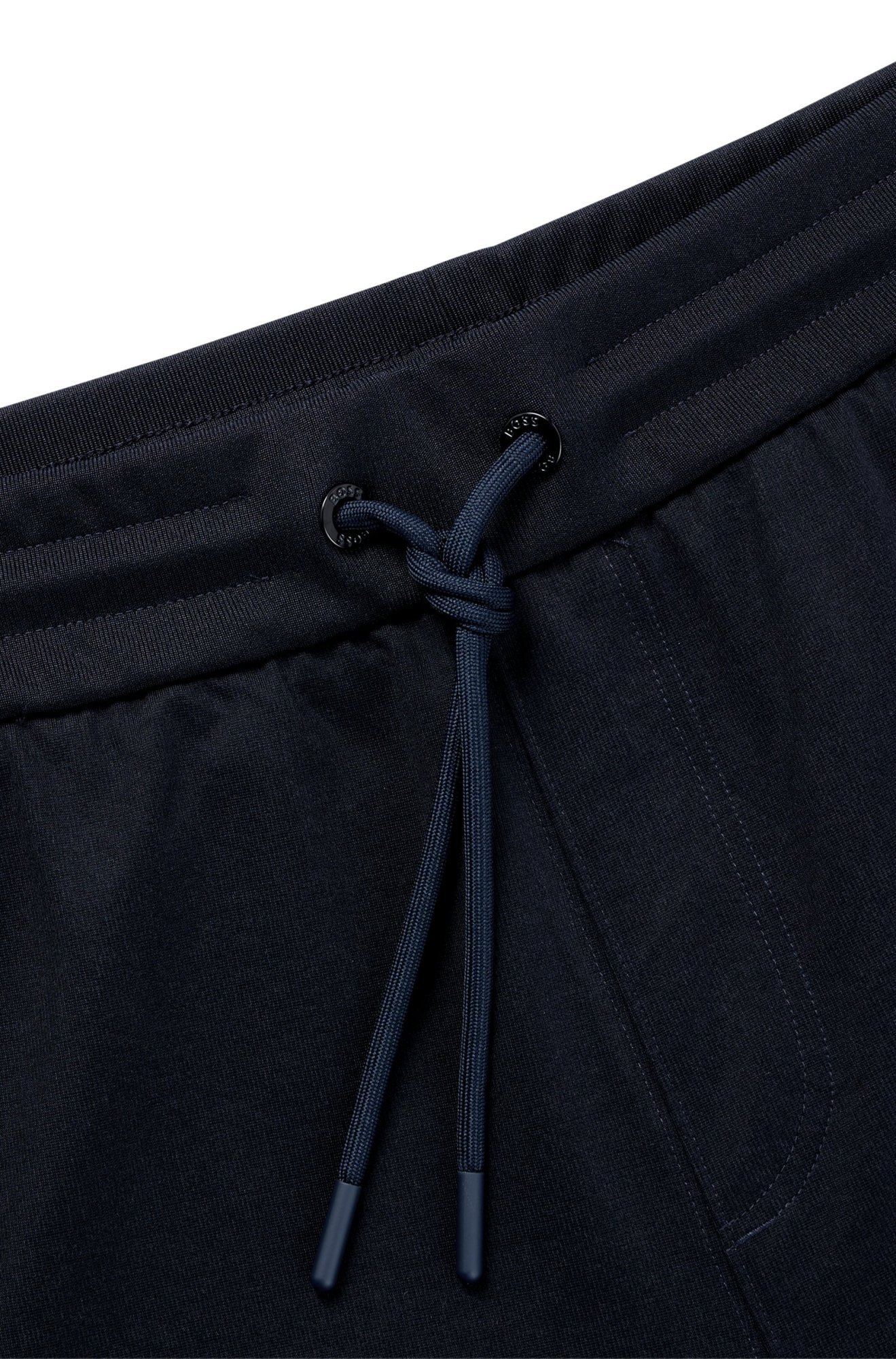 Shop Hugo Boss Lamont Drawstring Track Pants In Black