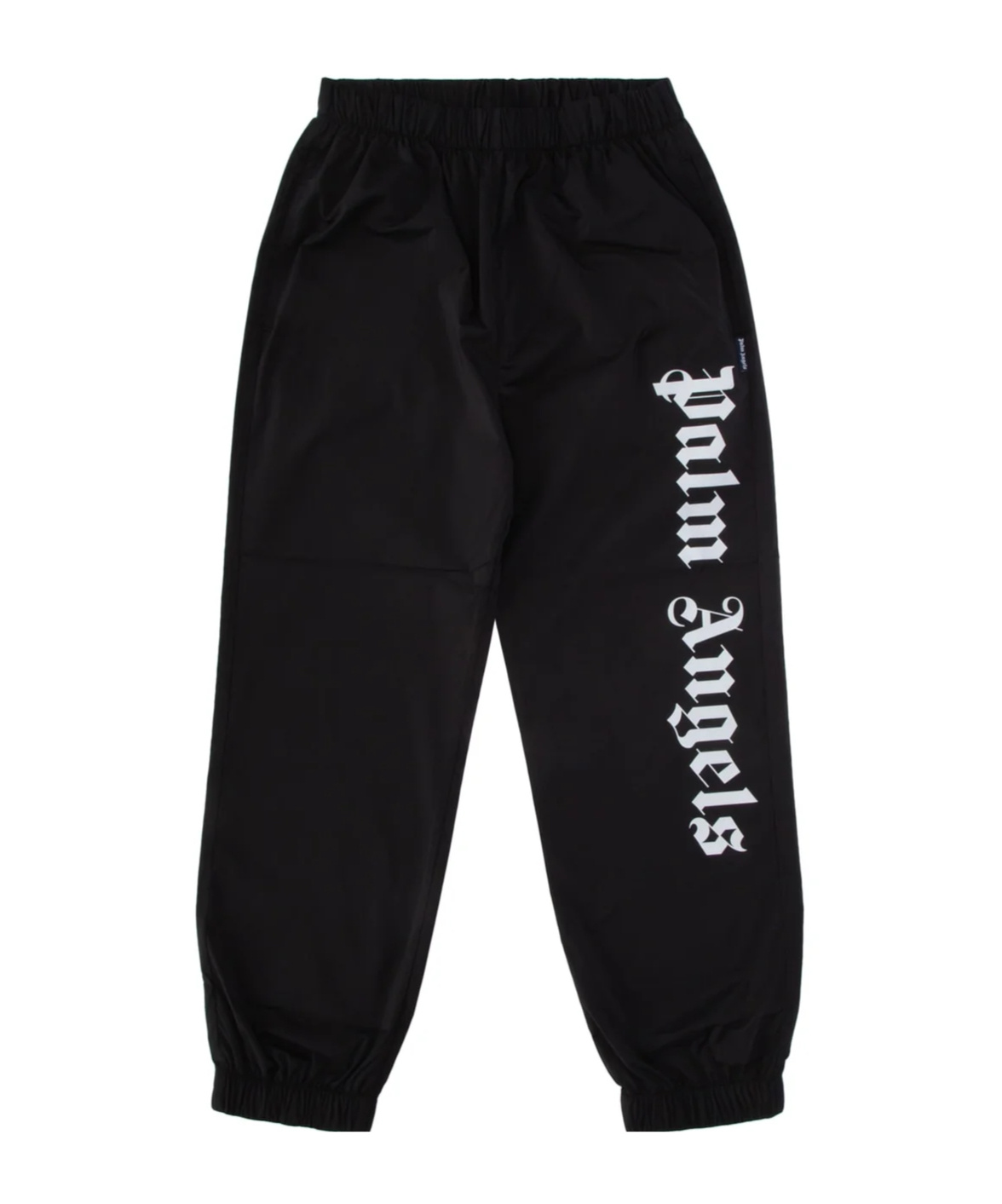 Palm Angels Logo Printed Elasticated Waistband Track Pants In Black