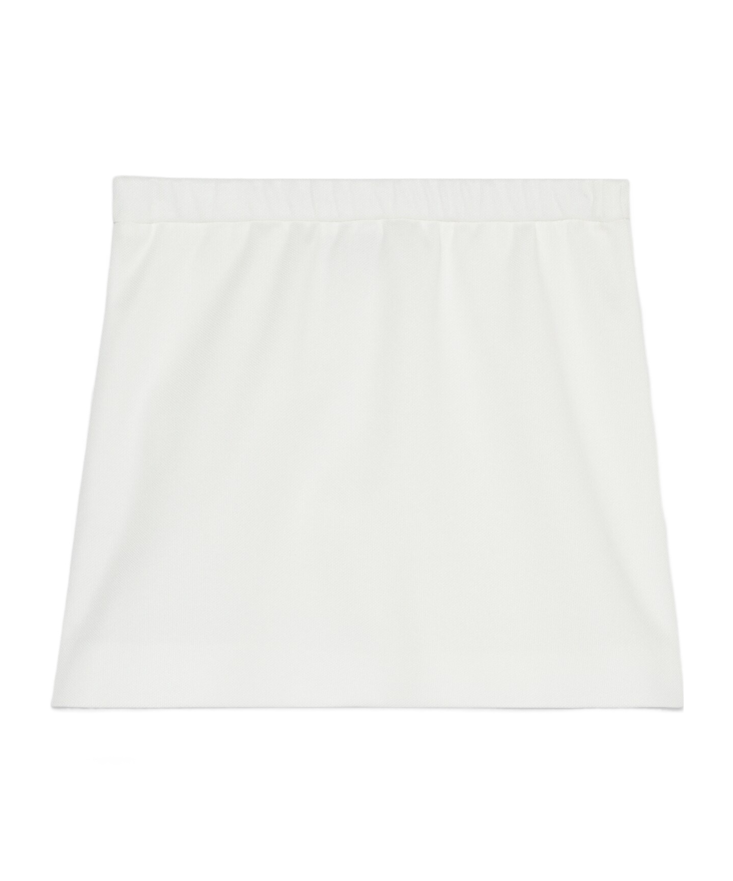 Gucci Interlocking-g Piqué-weave Skirt In White