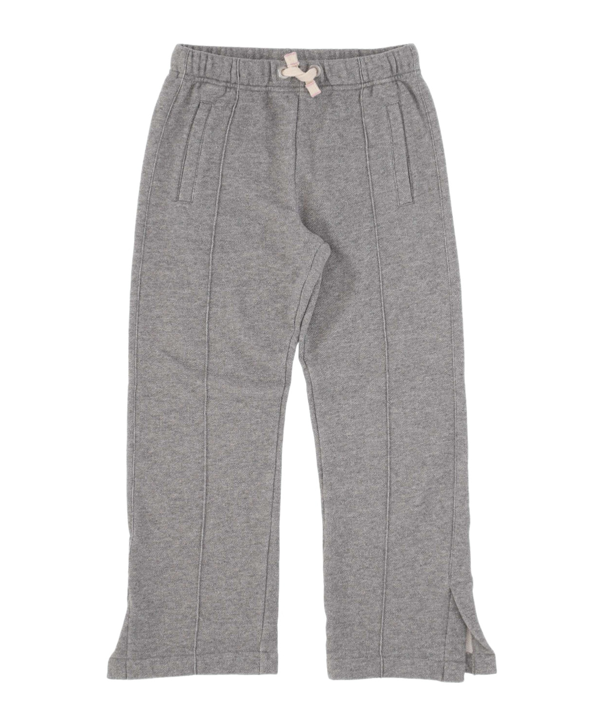 Palm Angels Straight-leg Lurex Track Pants In Gray