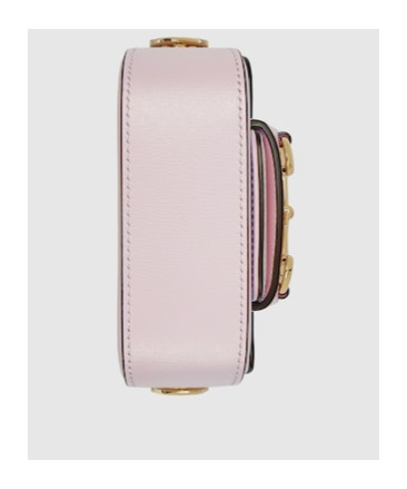 Gucci Horsebit 1955 Leather Mini Bag In Purple