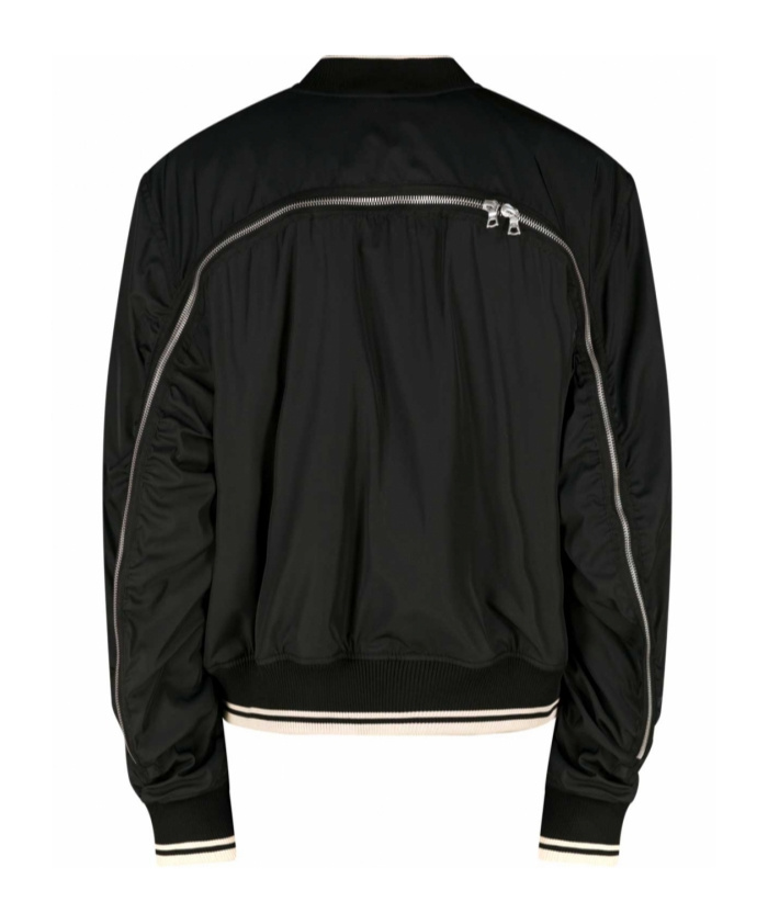 Dries Van Noten Vilmory Loose Fit Bomber Jacket In Black