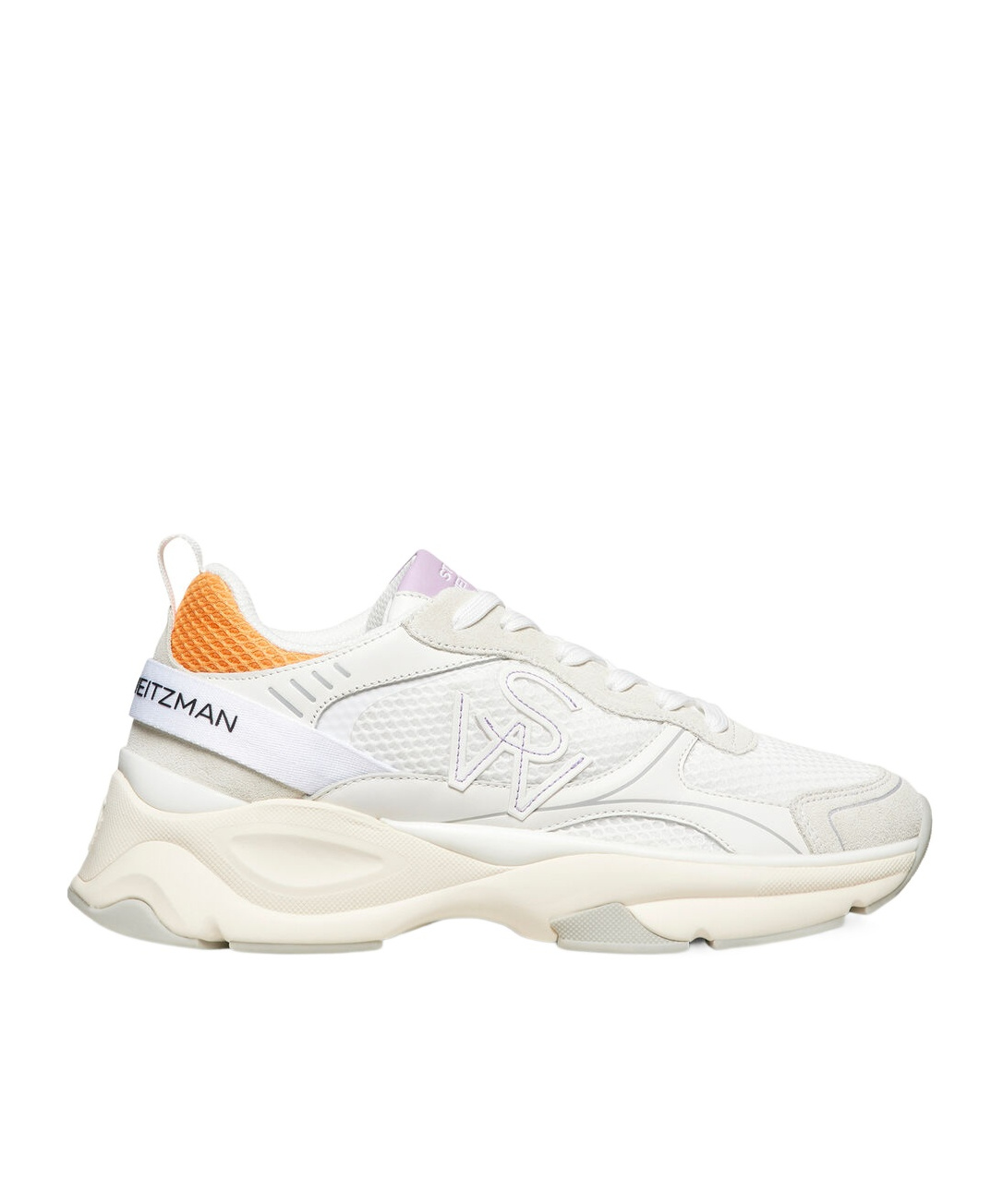Stuart Weitzman Low-top Casual Shoes With Logo Pattern In White