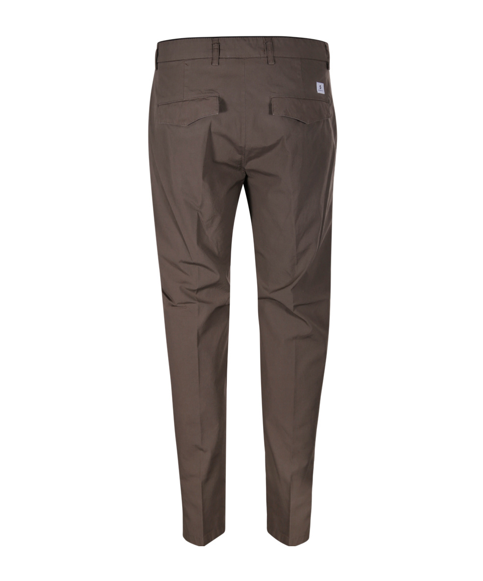 Department Five Belt Loop Casual Pants In Brown
