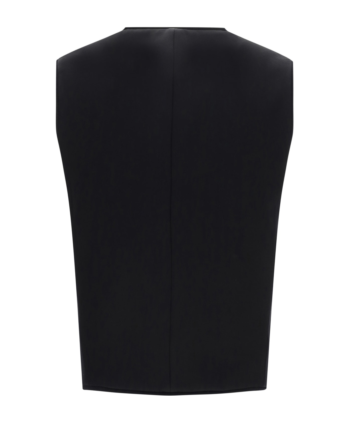 BALMAIN SLEEVELESS JACKET WITH BUTTONS