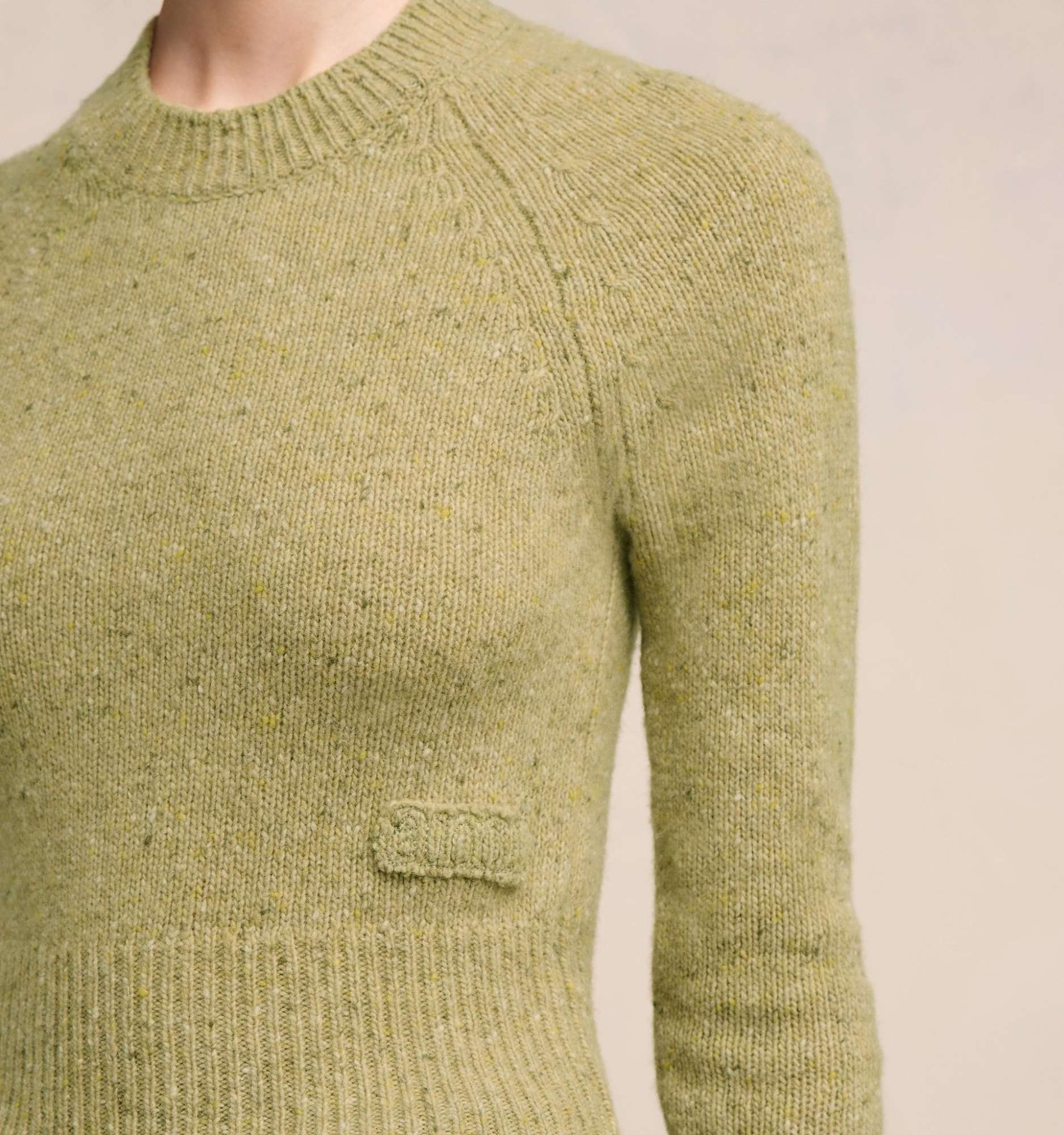 Ami Alexandre Mattiussi Pullover Mit Ami De Coeur-stickerei In Nude