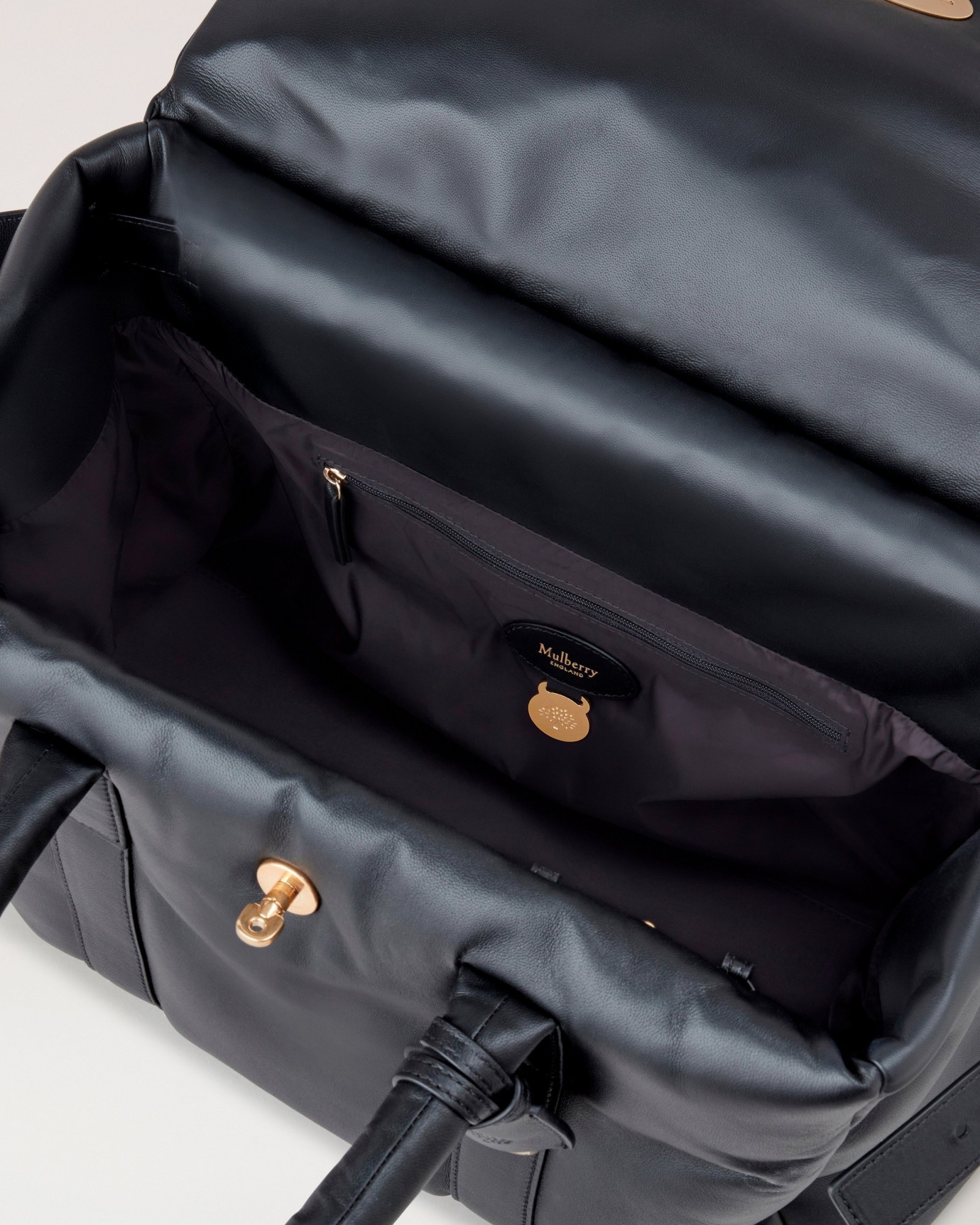 Mulberry Bayswater Bubble Tote Bag In Black