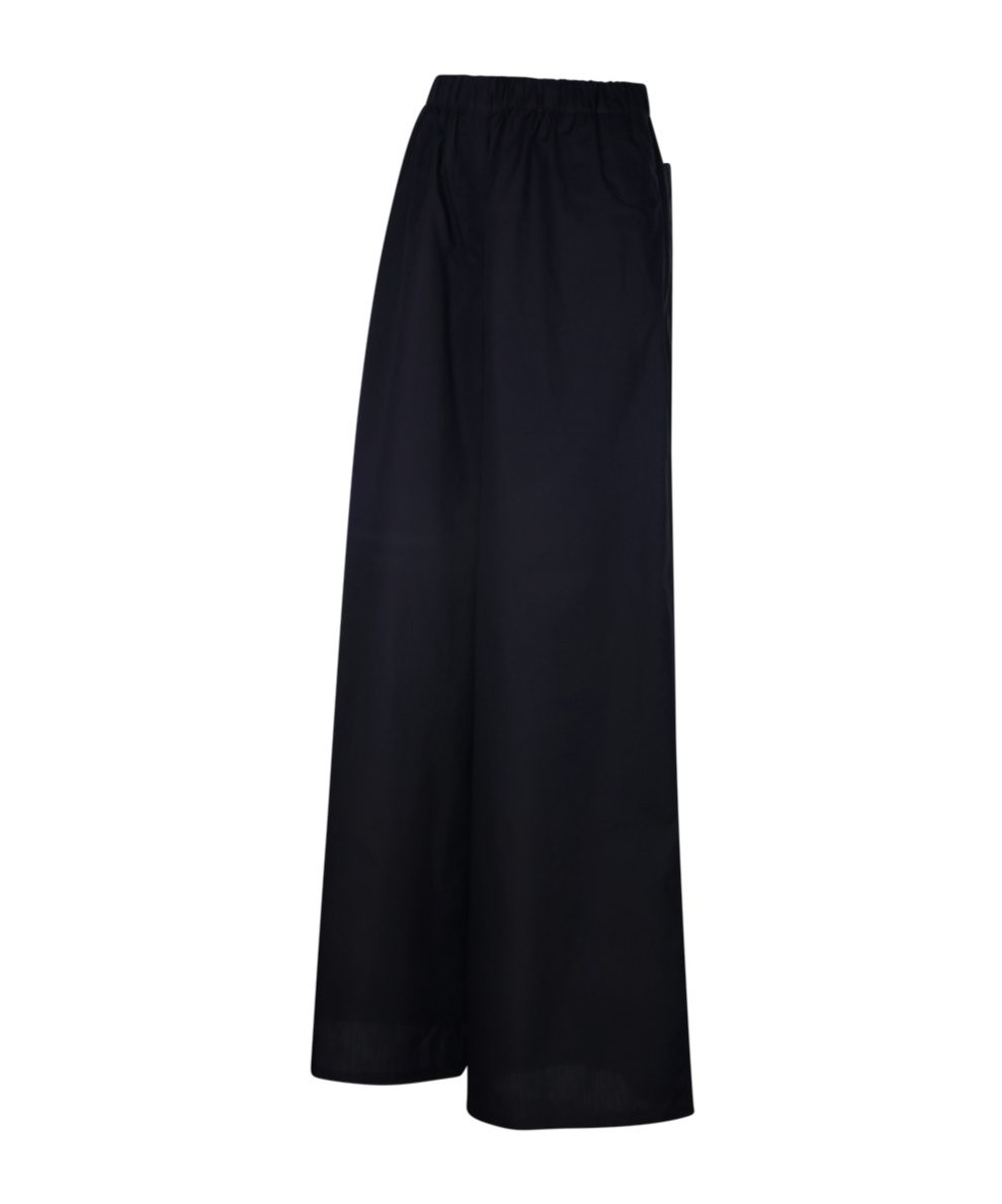 Max Mara Loose Waist Casual Pants In Black