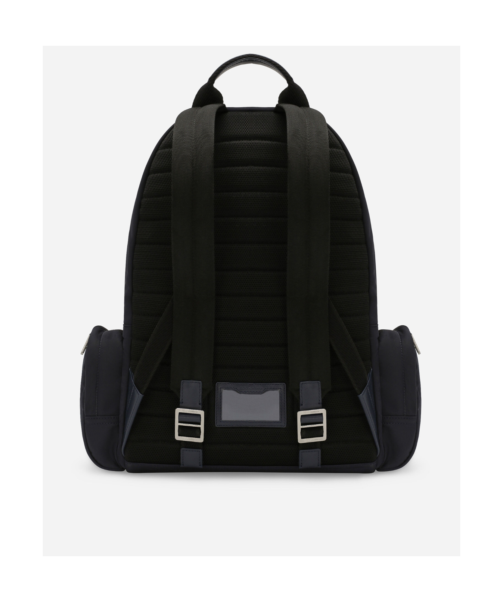 Dolce & Gabbana Nylon Backpack With Logo In Black