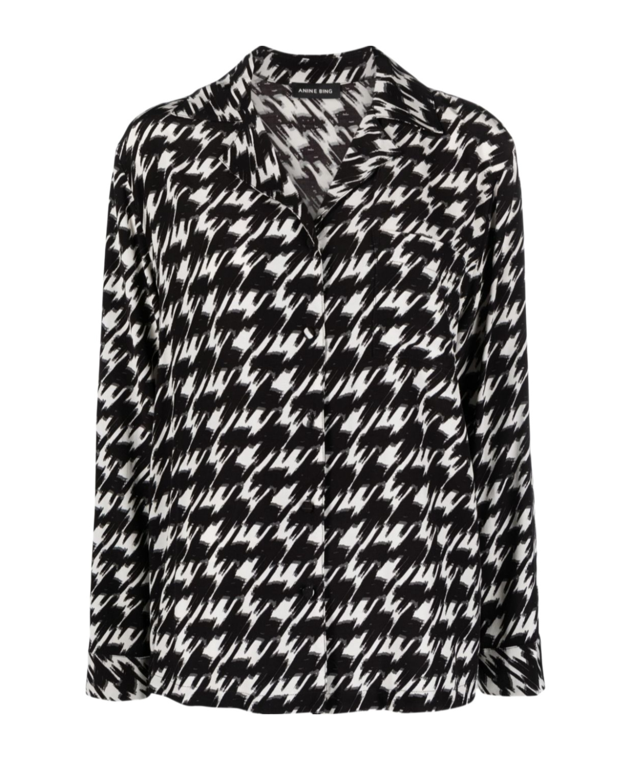ANINE BING LONG-SLEEVED BUTTON SHIRT