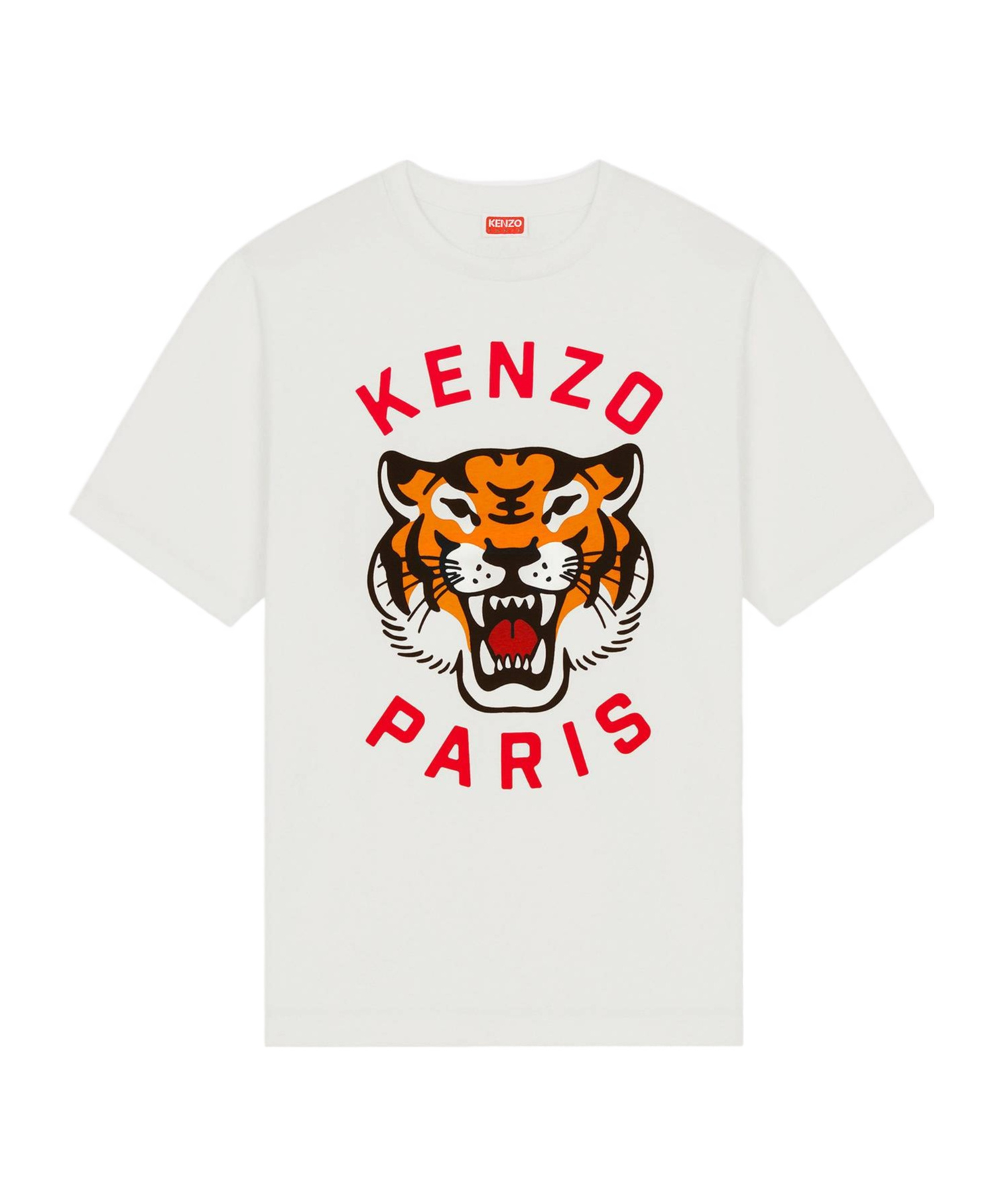 KENZO KENZO TIGER PRINTED CREWNECK T-SHIRT
