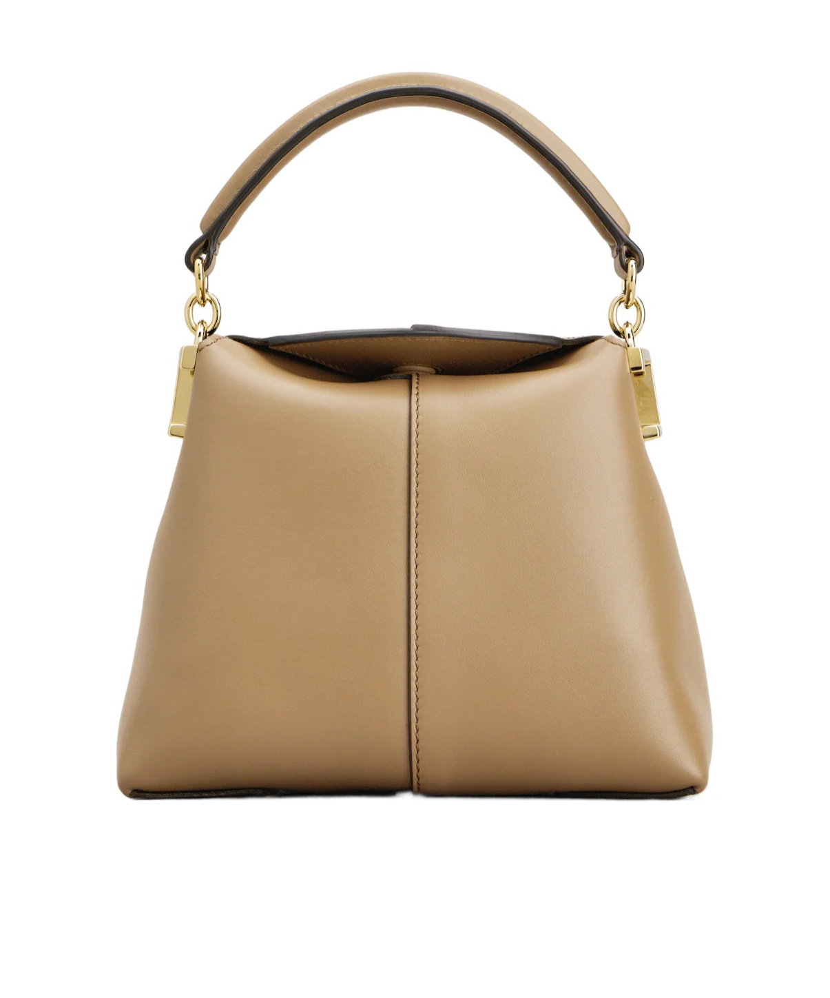 Tod's T Case Tote Messenger Bag In Leather Micro In Green