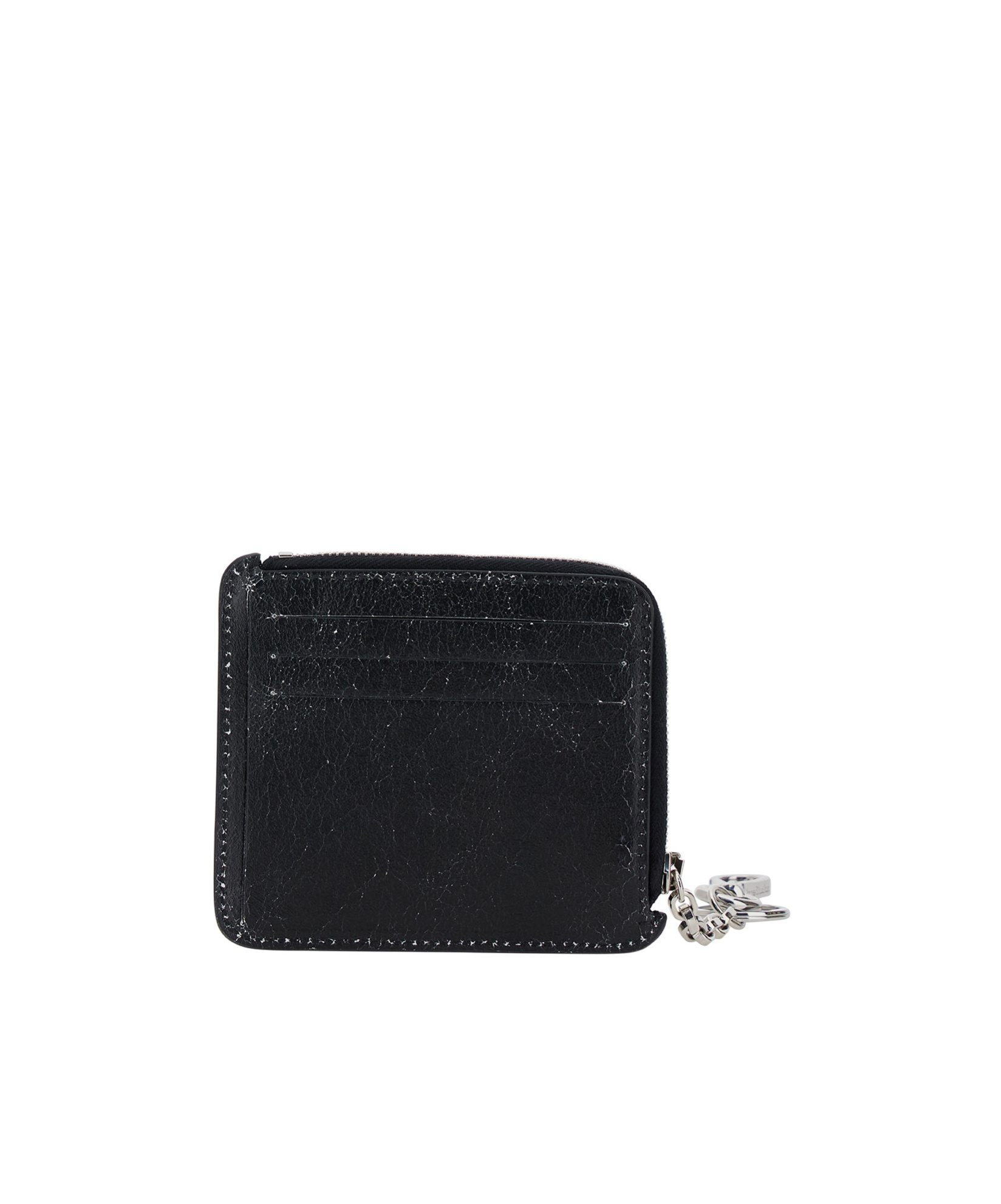 Acne Studios Logo-patch Leather Wallet In Black