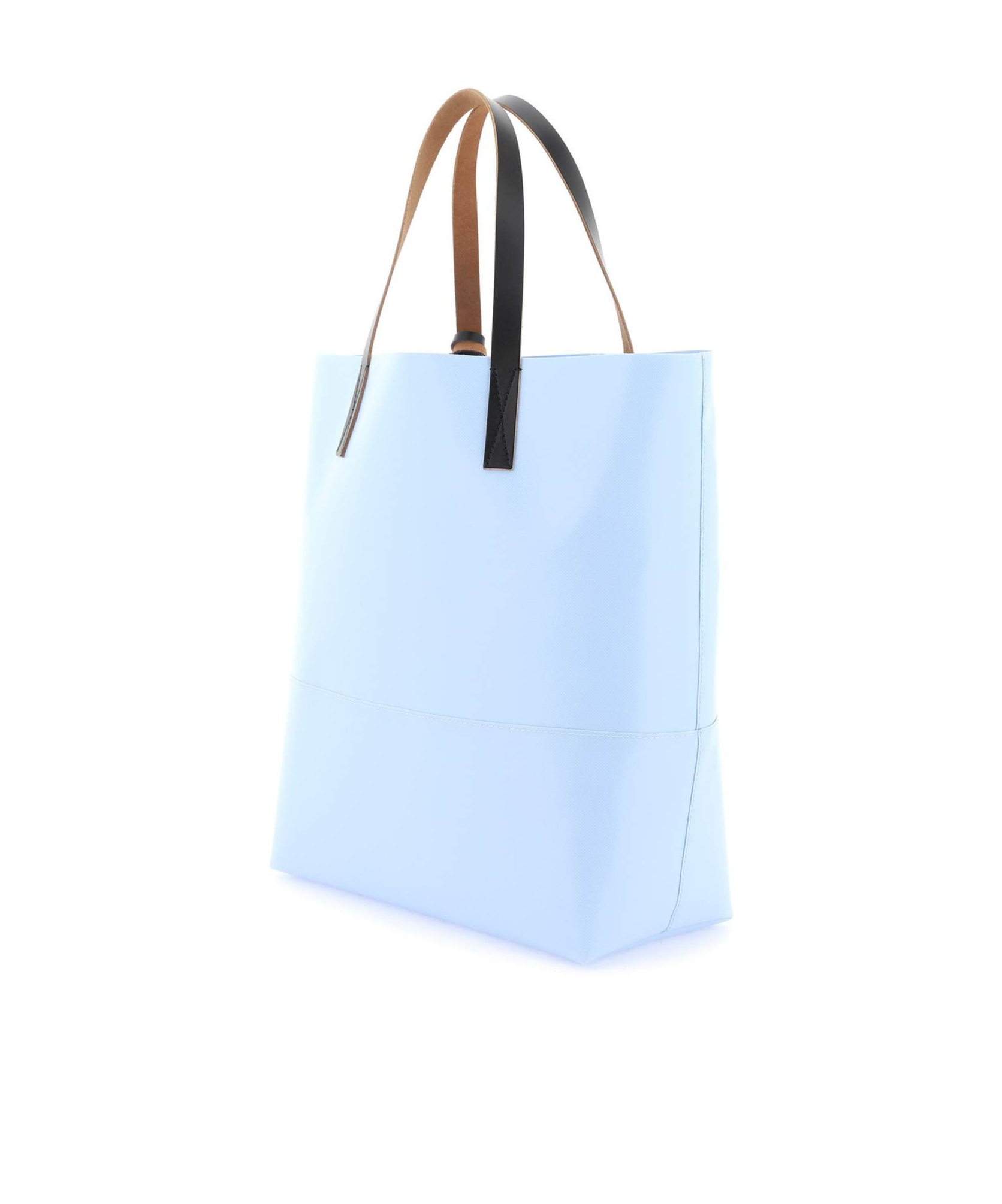 Marni Faux-leather Tote Bag In Blue