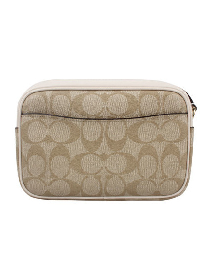 Coach Mini Jamie Logo Shoulder Bag In Nude