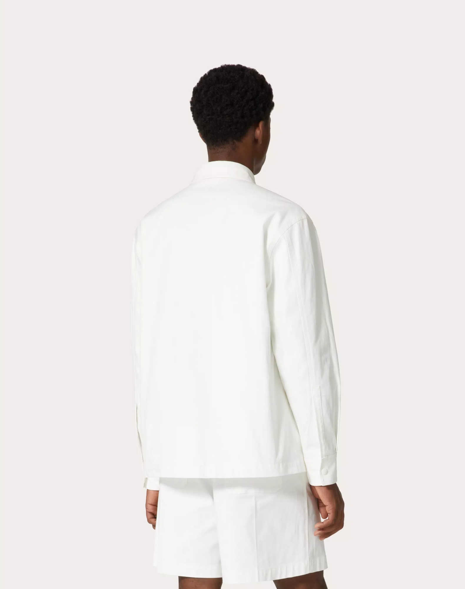 Valentino Toile Iconographe Poplin Shirt In White