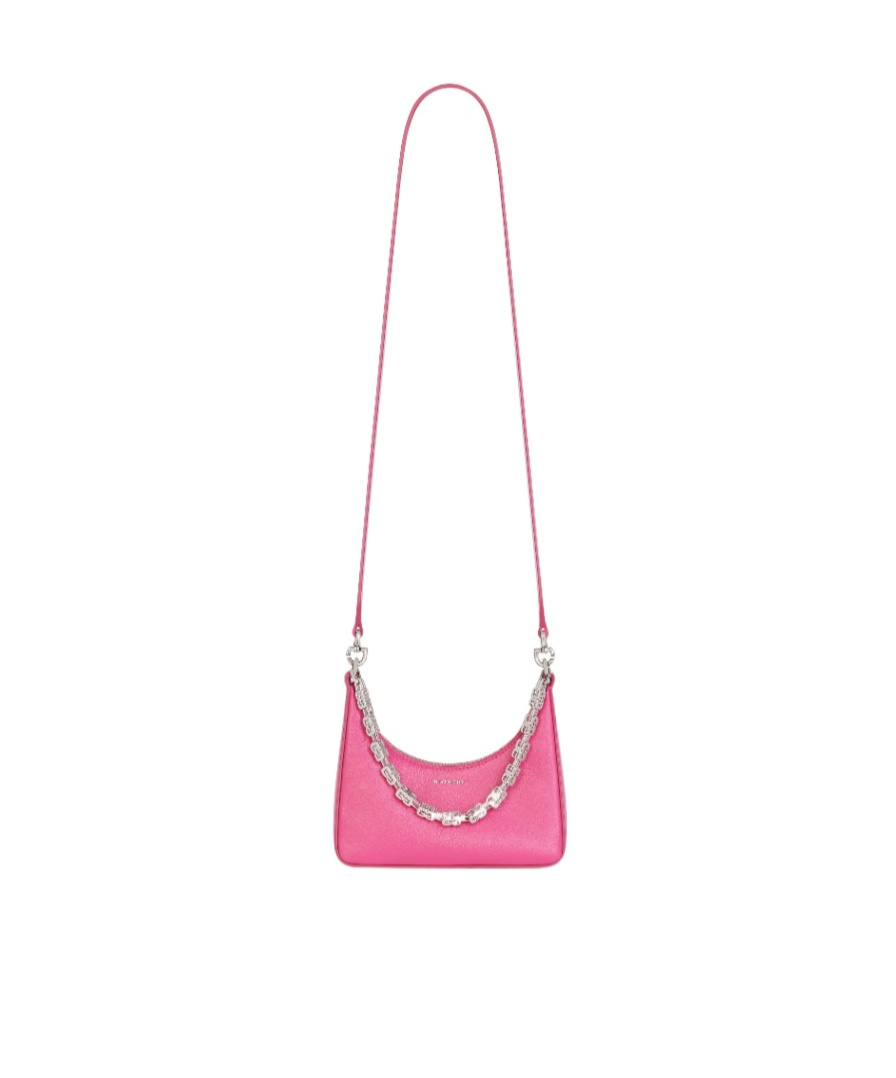 Givenchy Leather Shoulder Bag In Phosphor